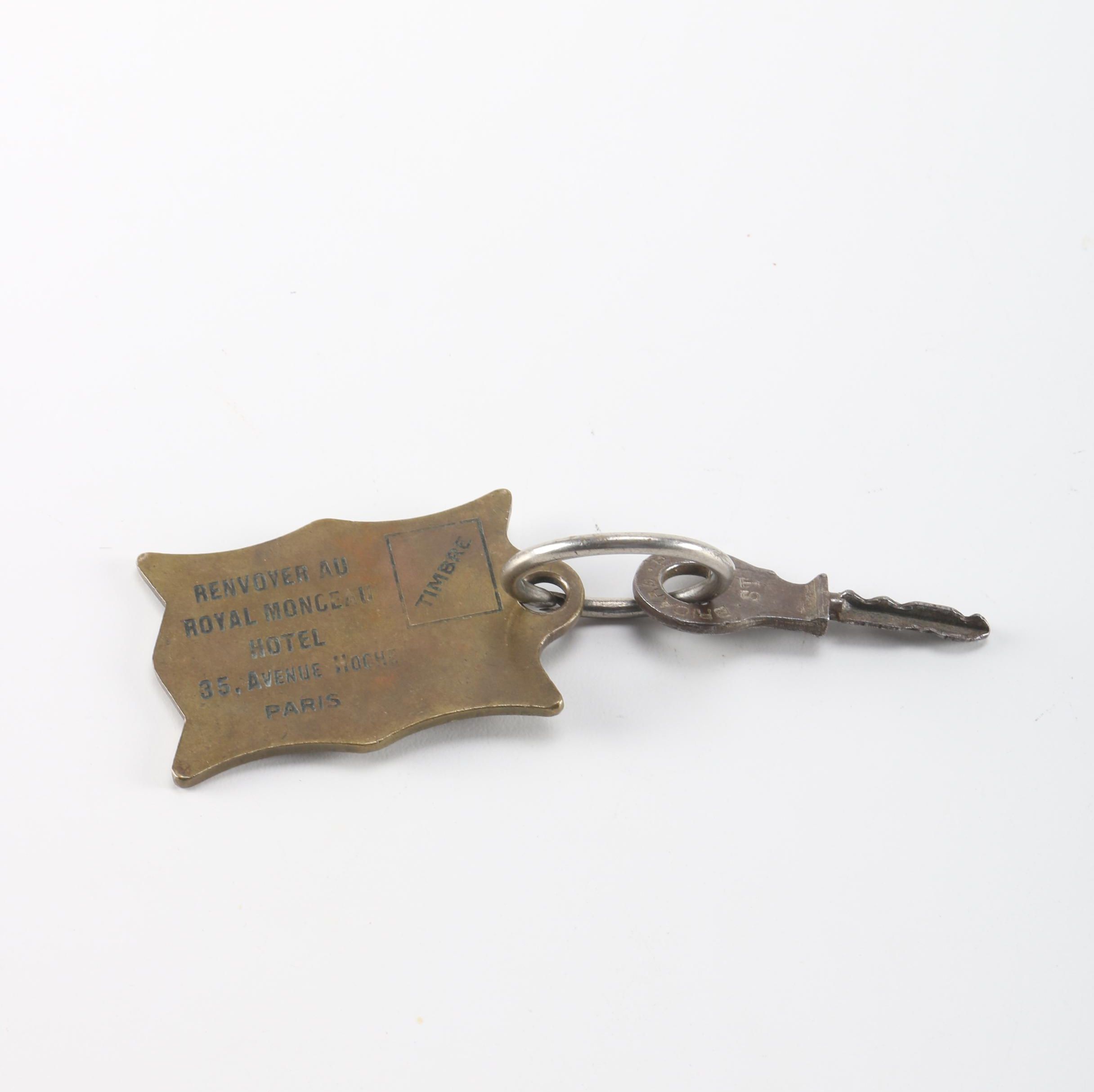 Antique Royal Monceau Key From Paris