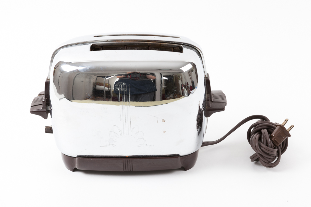 Vintage Kenmore Toaster and  Revere Ware Teapot