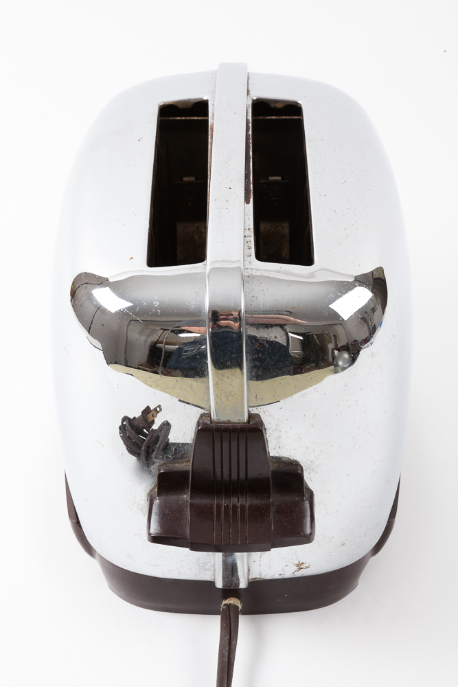 Vintage Kenmore Toaster and  Revere Ware Teapot