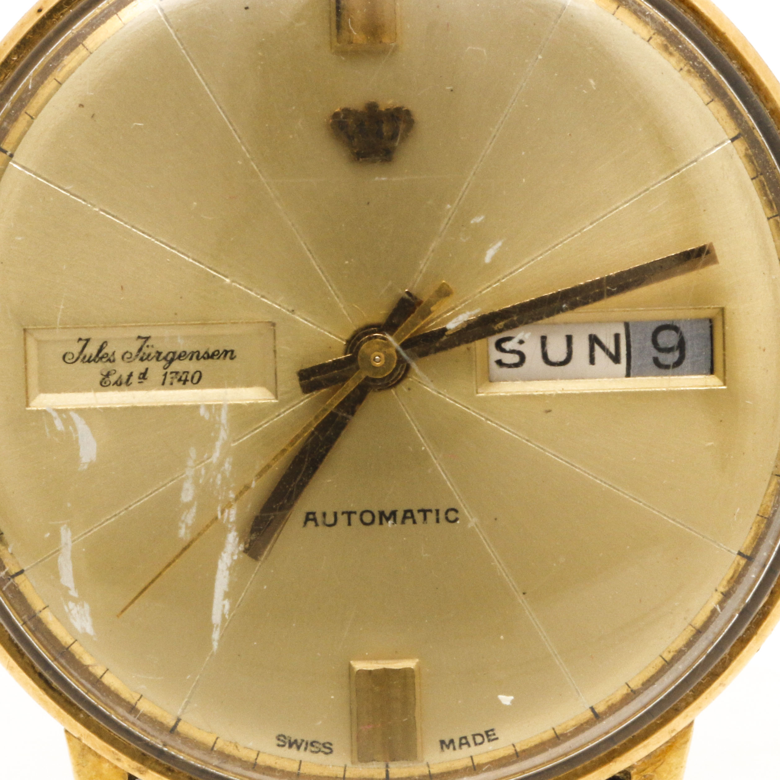 Jules Jūrgenson 18K Yellow Gold Watch