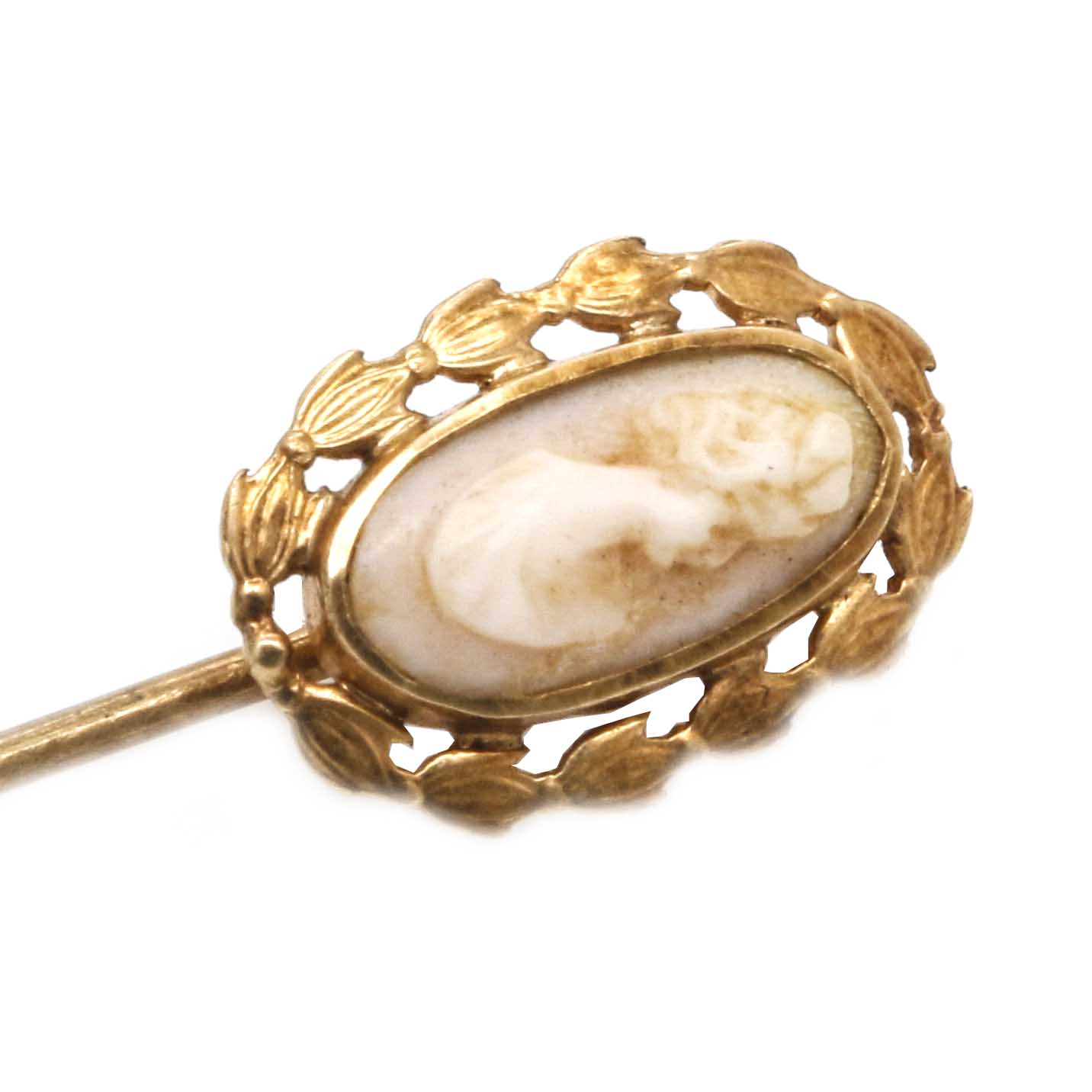 14K Yellow Gold and Gold Filled Pin and Fob