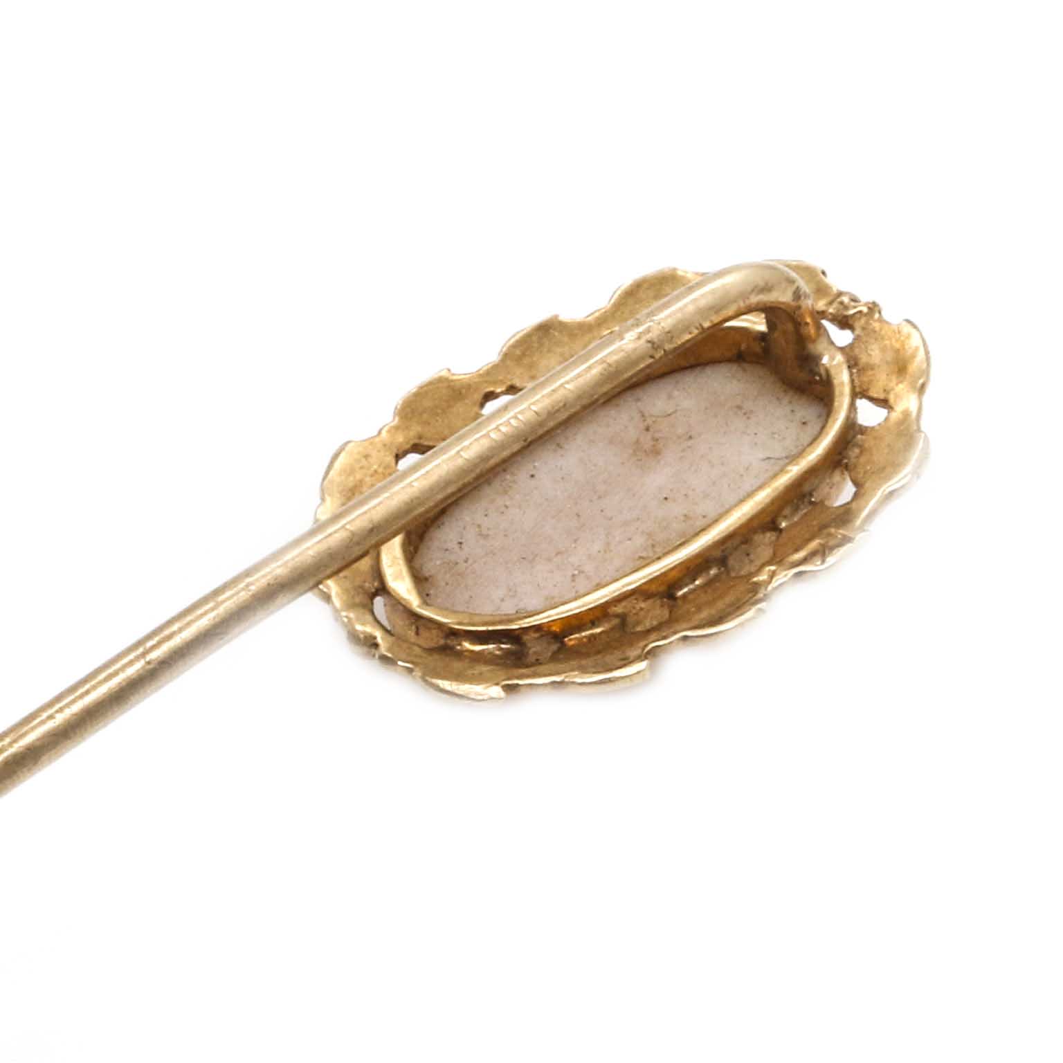 14K Yellow Gold and Gold Filled Pin and Fob