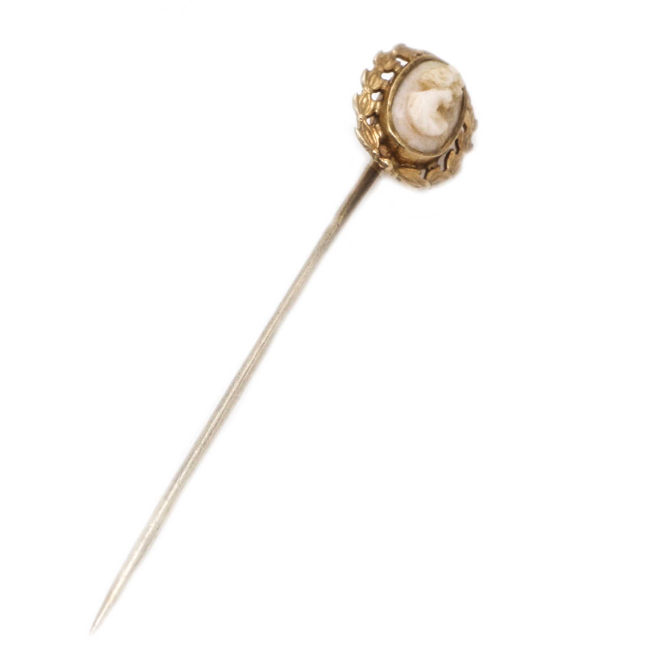 14K Yellow Gold and Gold Filled Pin and Fob