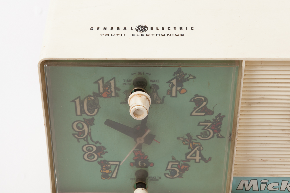 Vintage Mickey Mouse Clock and Lunchbox