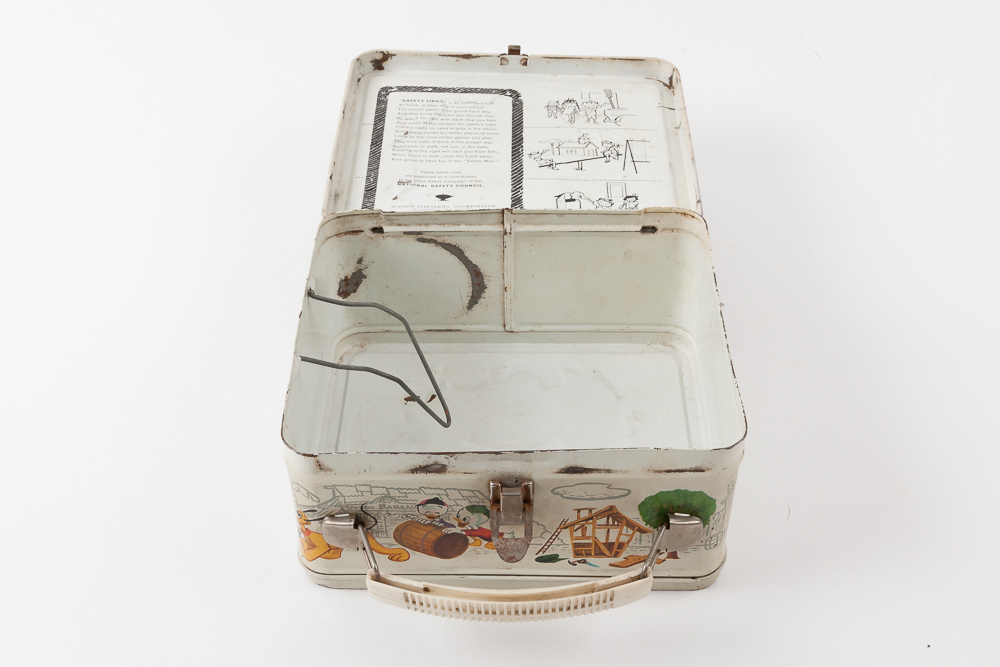 Vintage Mickey Mouse Clock and Lunchbox