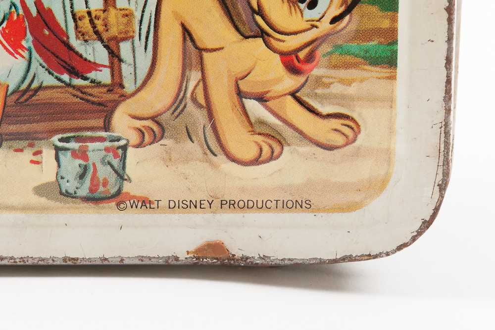 Vintage Mickey Mouse Clock and Lunchbox