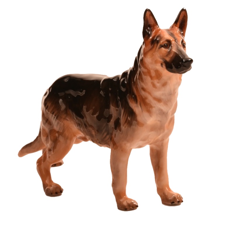 Royal Doulton Alsatian Dog Figurine #HN1117