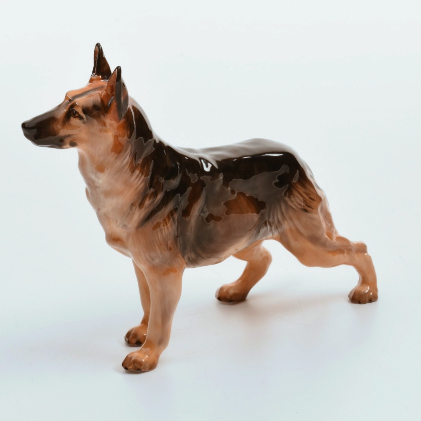 Royal Doulton Alsatian Dog Figurine #HN1117