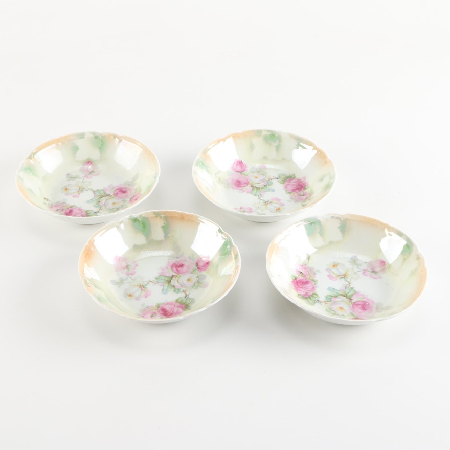Unger & Schilde Three Crown Porcelain Bowls