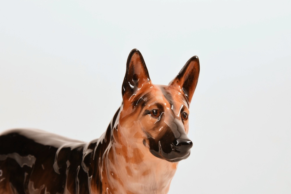 Royal Doulton Alsatian Dog Figurine #HN1117