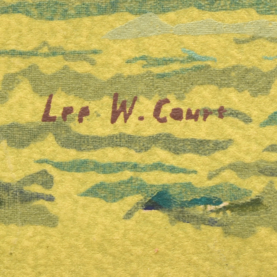 Lee Winslow Court Serigraph "Puckerbrush, New Hampshire"