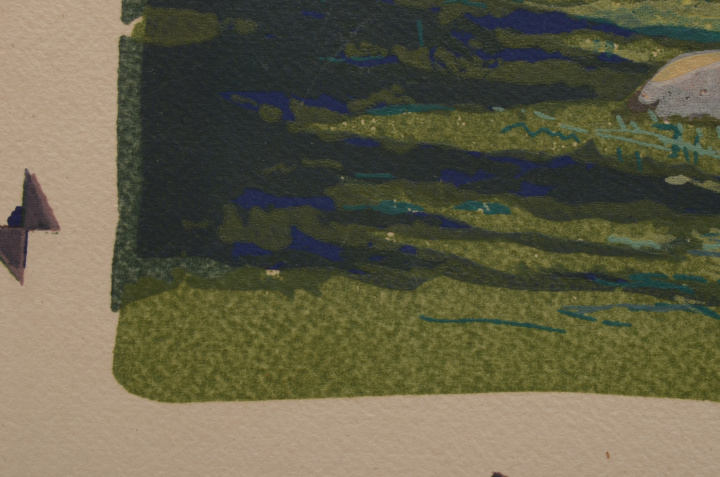 Lee Winslow Court Serigraph "Puckerbrush, New Hampshire"