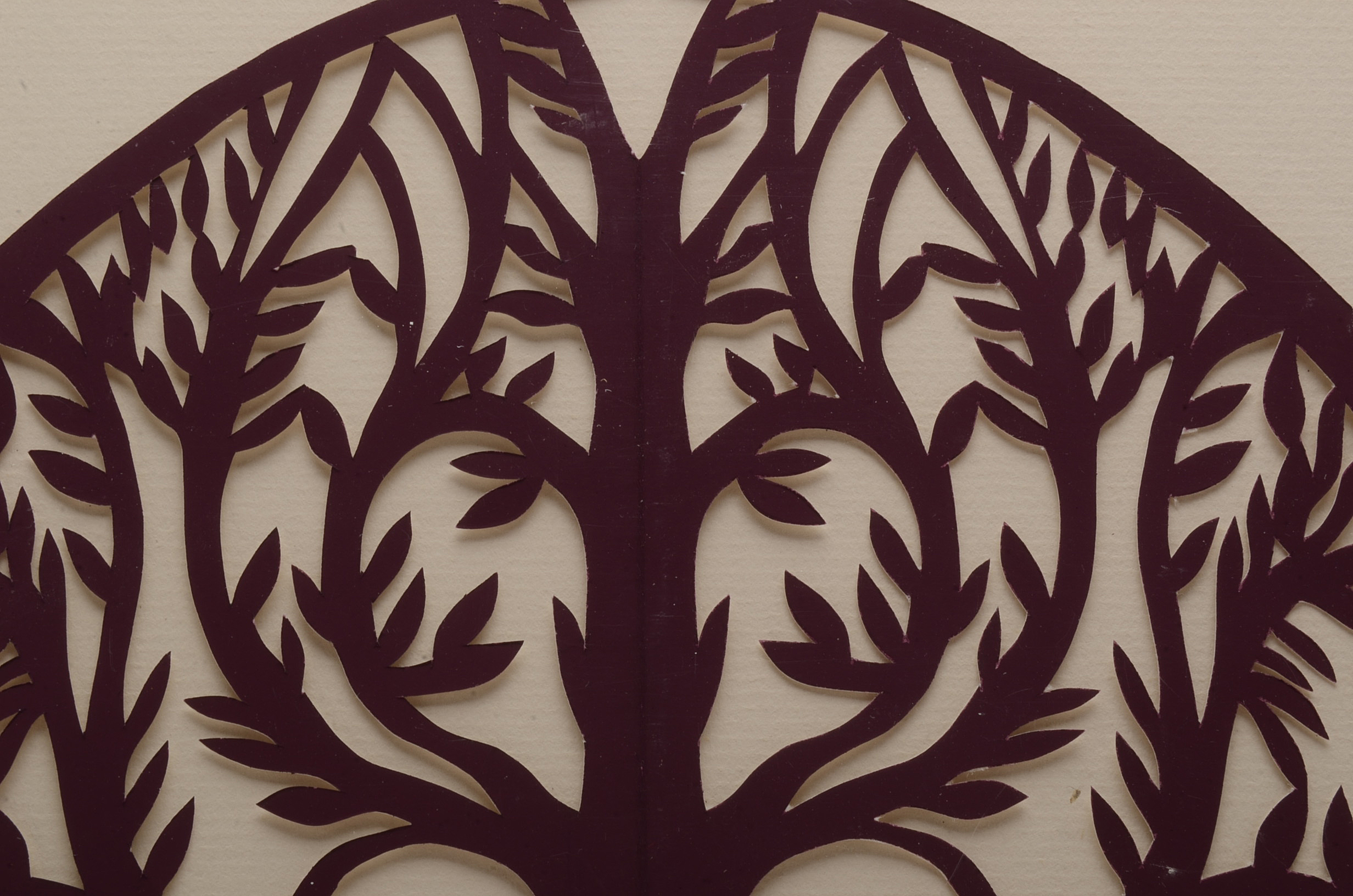 Judith Hankin 1988 Paper Cutout "Deer of the Field"