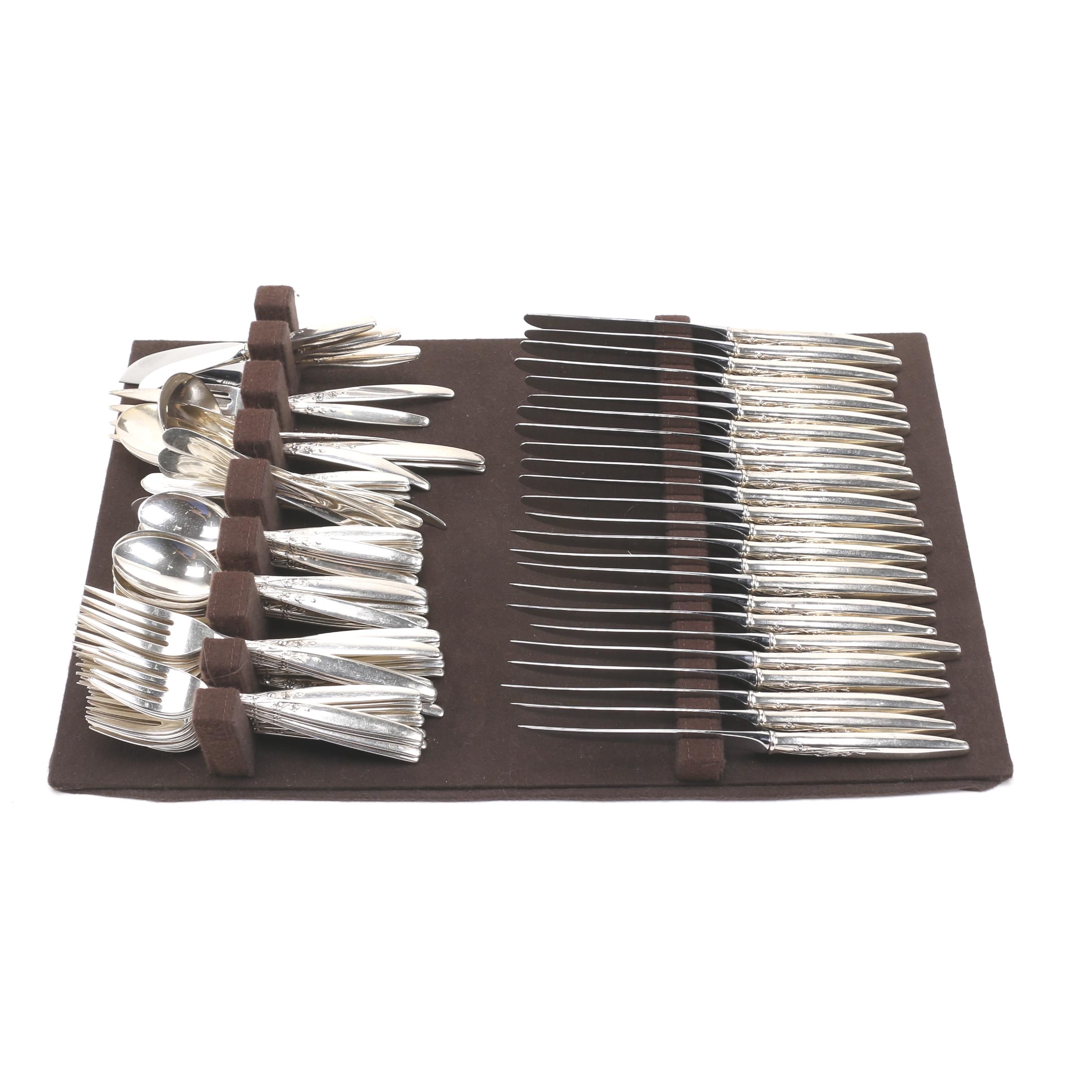 Lunt Silversmiths "Summer Song" Sterling Silver Flatware Set