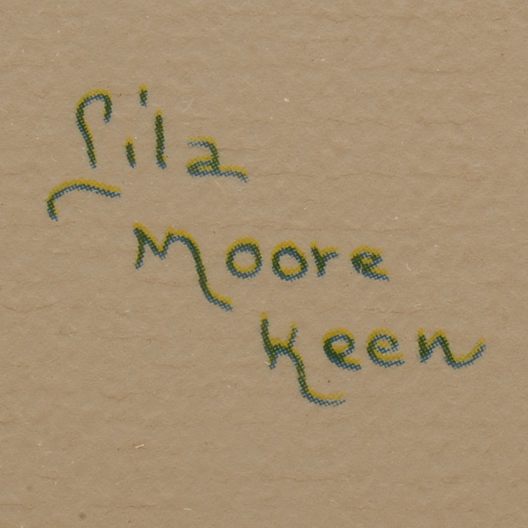 Two Offset Lithographic Reproductions after Lila Moore Keen Camellia Illustrations