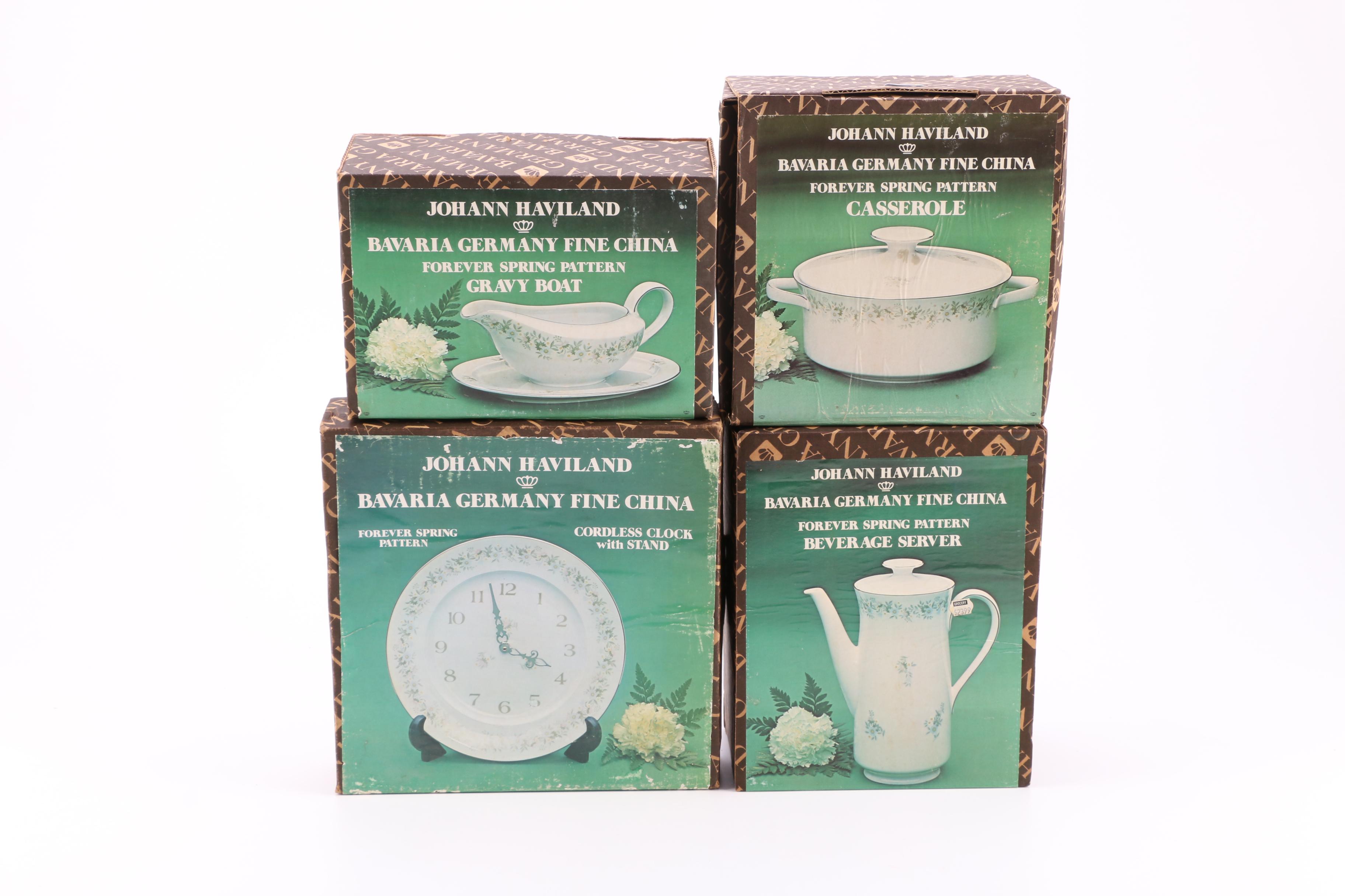 Johann Haviland "Forever Spring" China Servingware and Decor