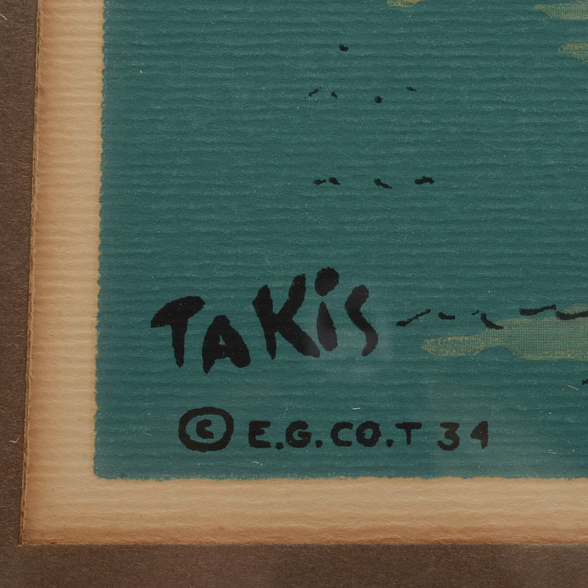 Two Nicholas Takis 1930s Serigraphs of European Townscapes