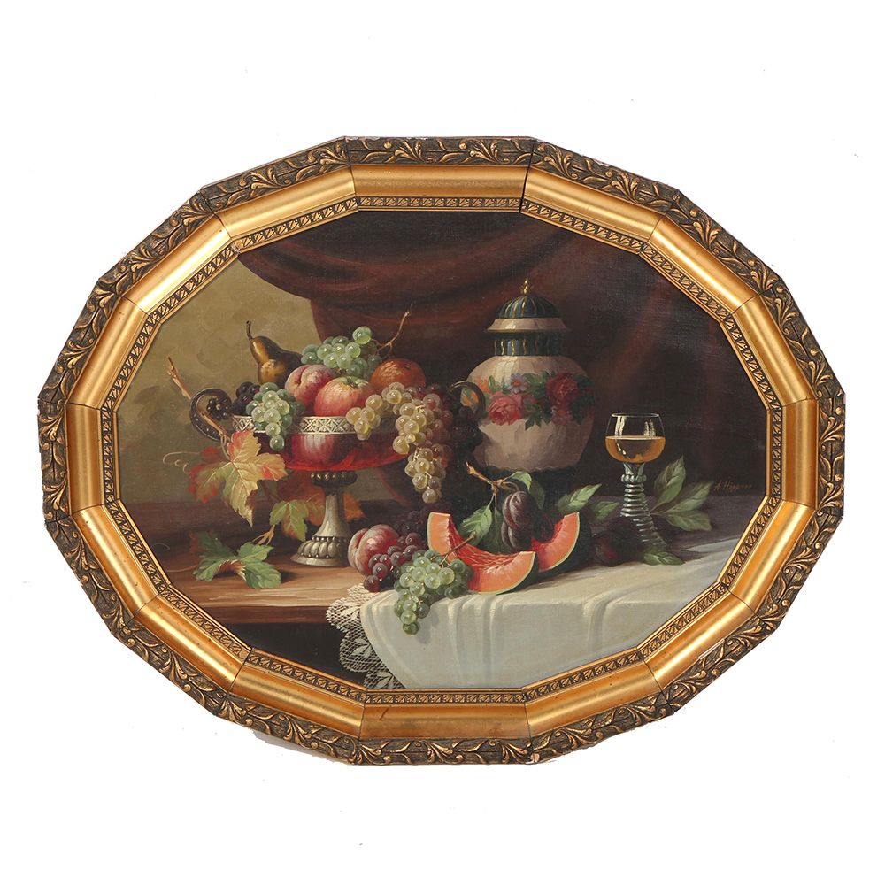 A. Höppner Still Life Oil on Canvas