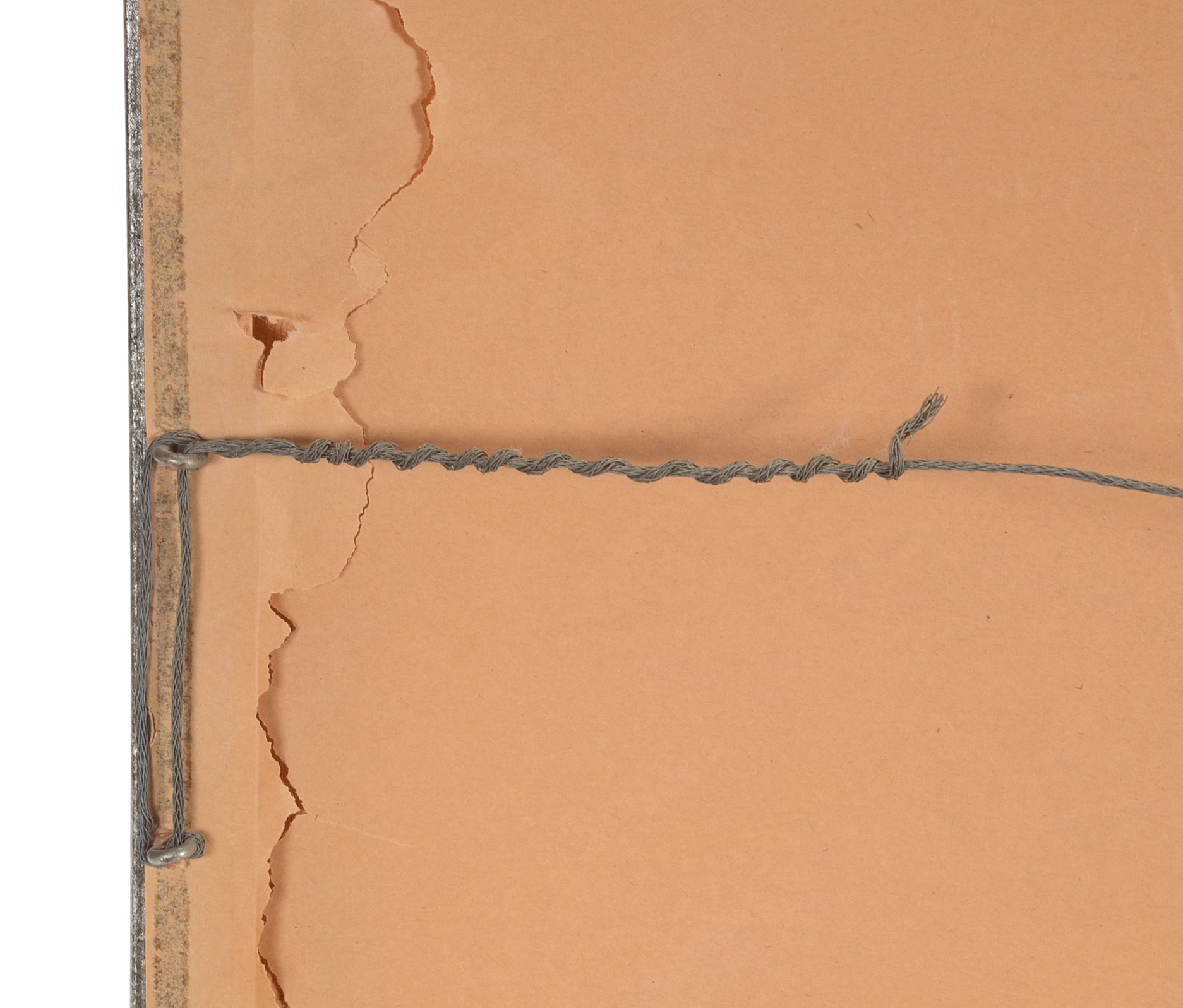 Hand-Colored Landscape Etching with Deer