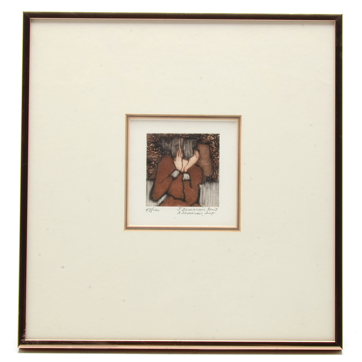 Joseph Demarais Signed Limited Edition Aquatint Etching