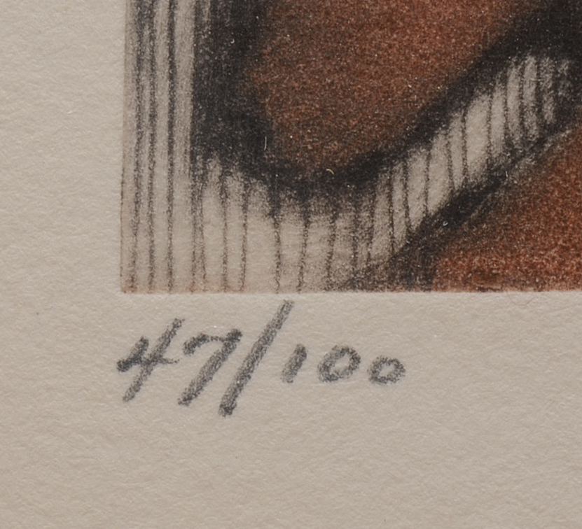 Joseph Demarais Signed Limited Edition Aquatint Etching