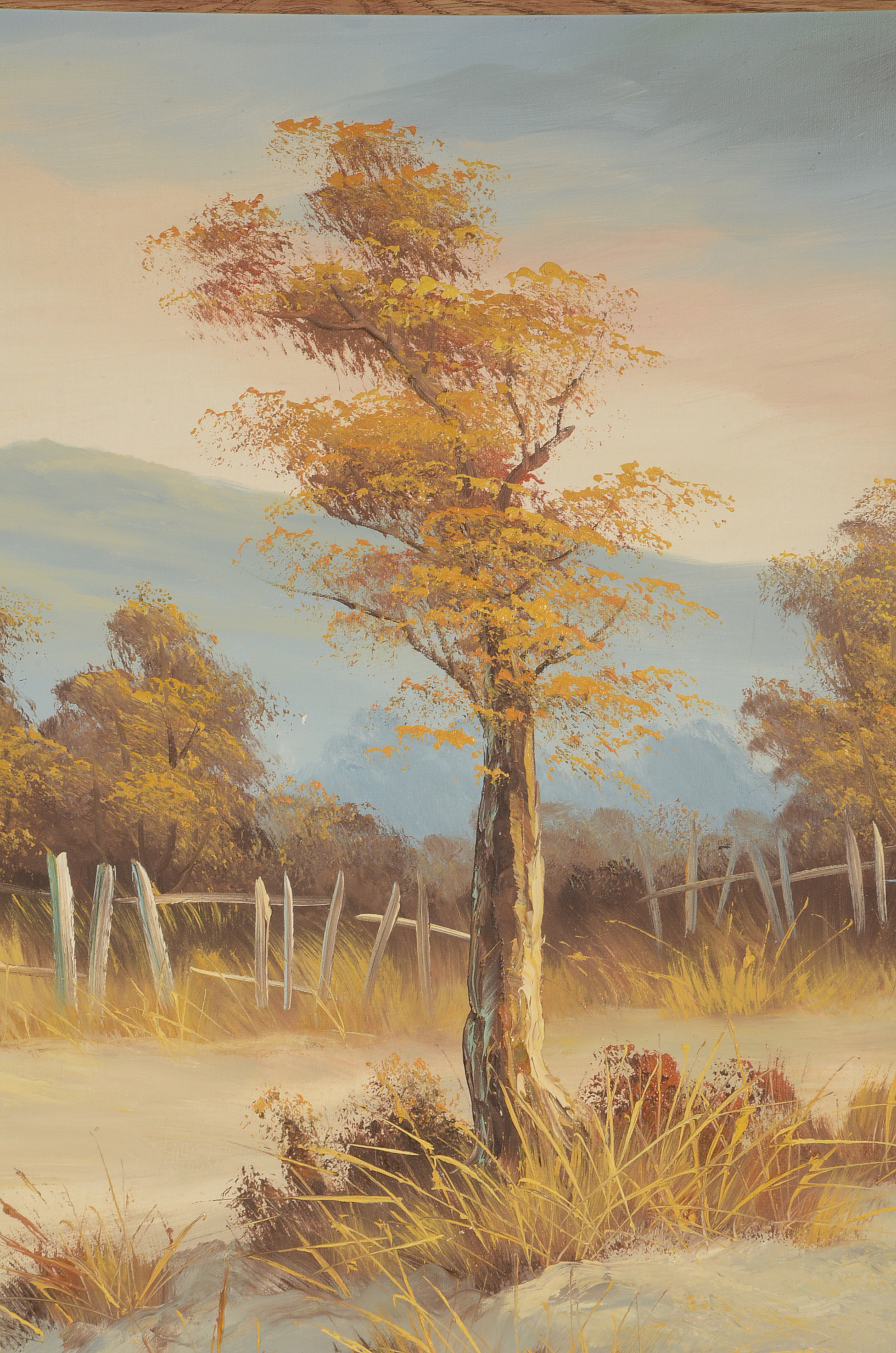 T. Wilmer Original Acrylic Coastal Landscape on Canvas