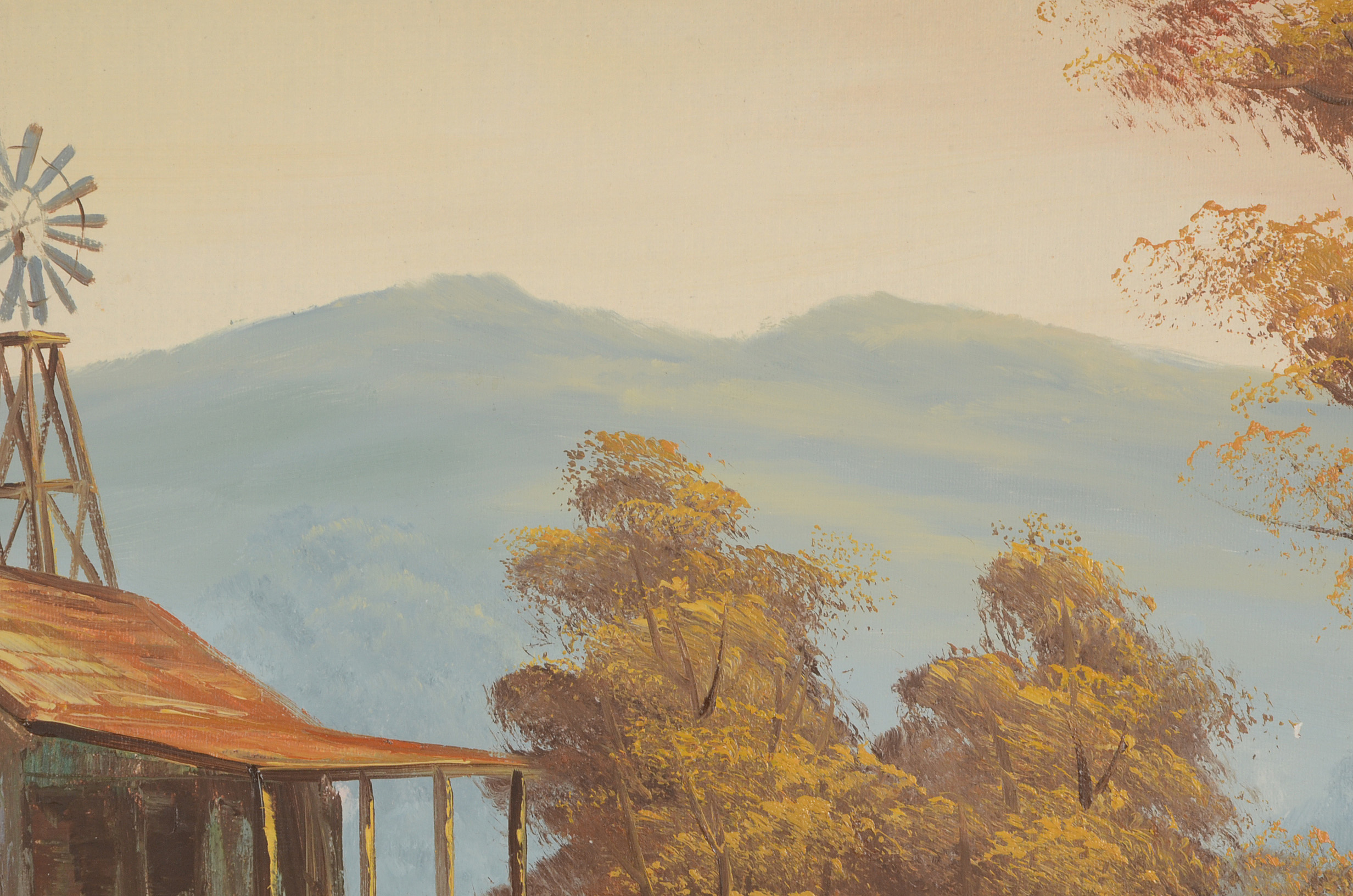 T. Wilmer Original Acrylic Coastal Landscape on Canvas