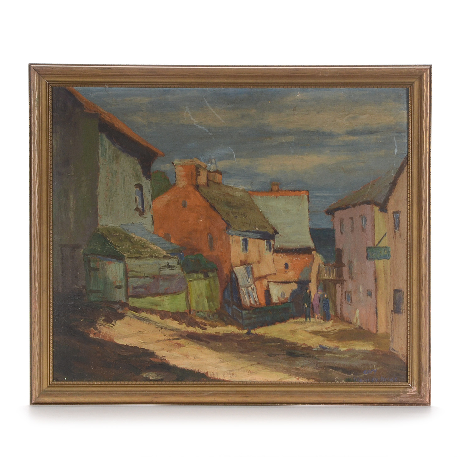Oil Copy Painting on Board after Morley Hicks