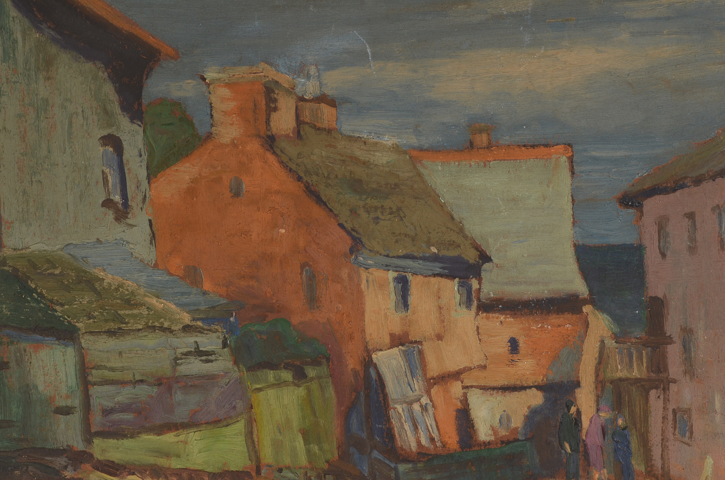 Oil Copy Painting on Board after Morley Hicks