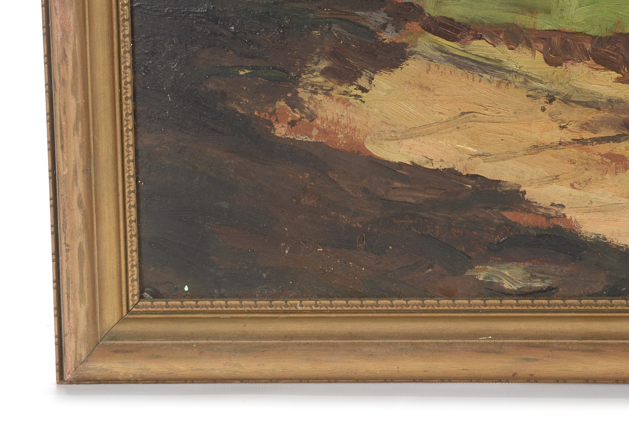 Oil Copy Painting on Board after Morley Hicks