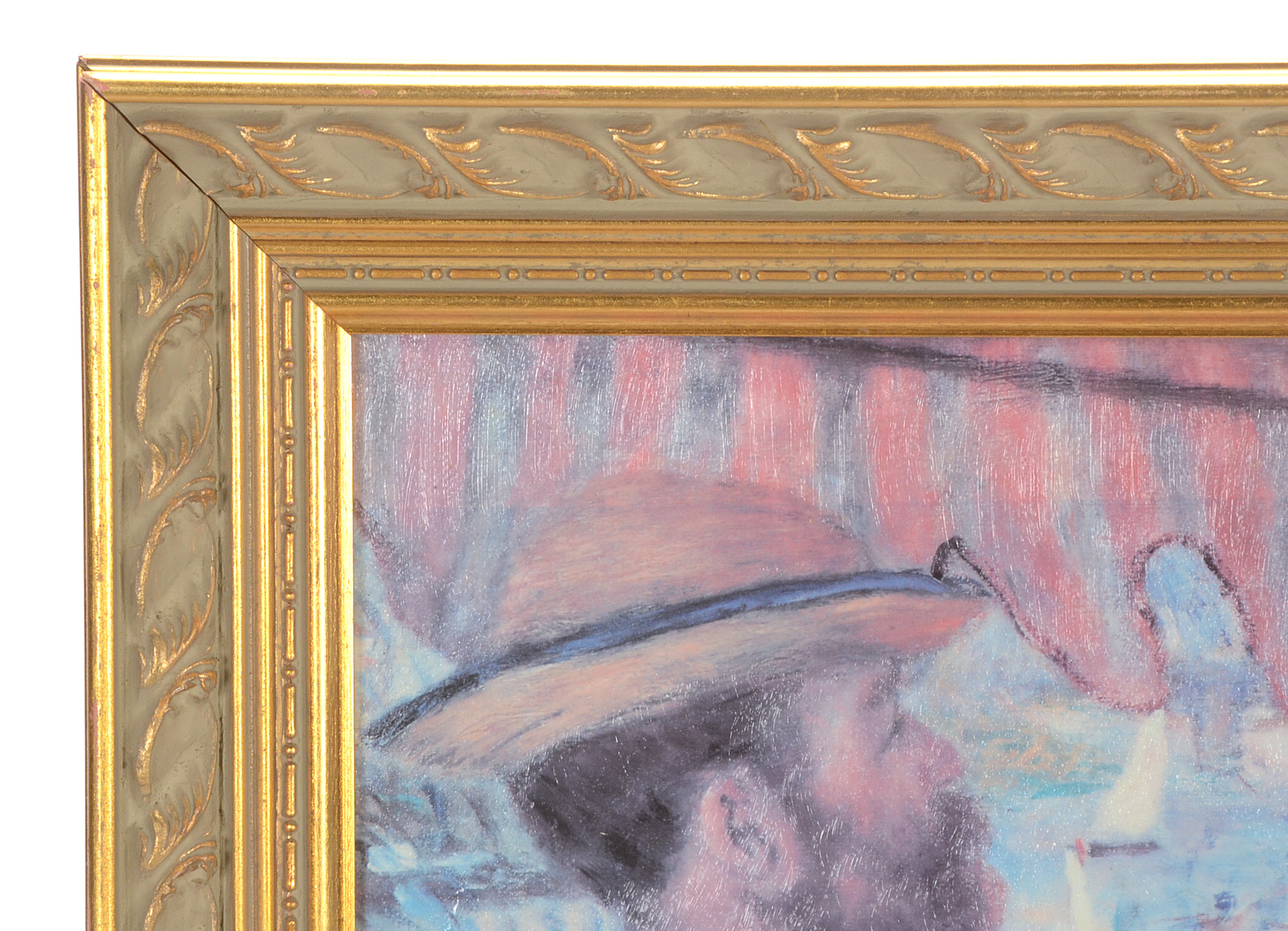 Offset Lithographic Reproduction on Canvas after Pierre-Auguste Renoir "Luncheon of the Boating Party"