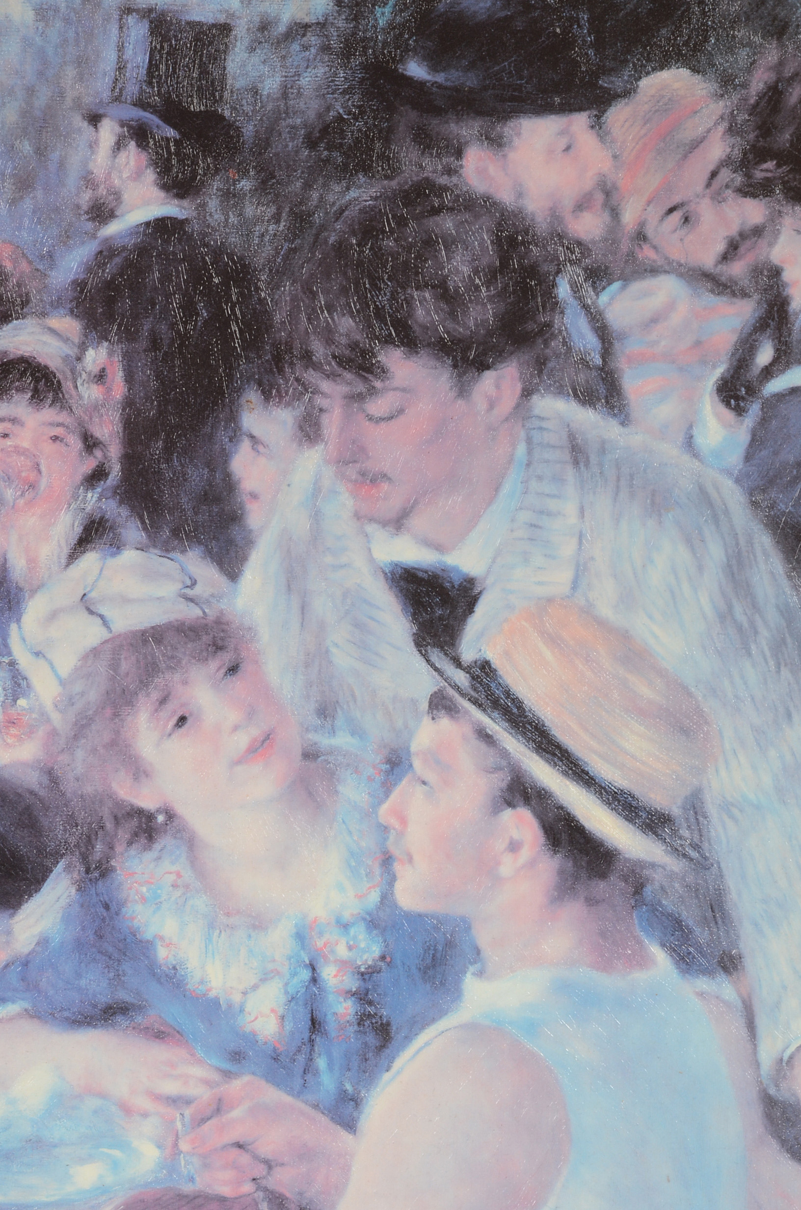 Offset Lithographic Reproduction on Canvas after Pierre-Auguste Renoir "Luncheon of the Boating Party"