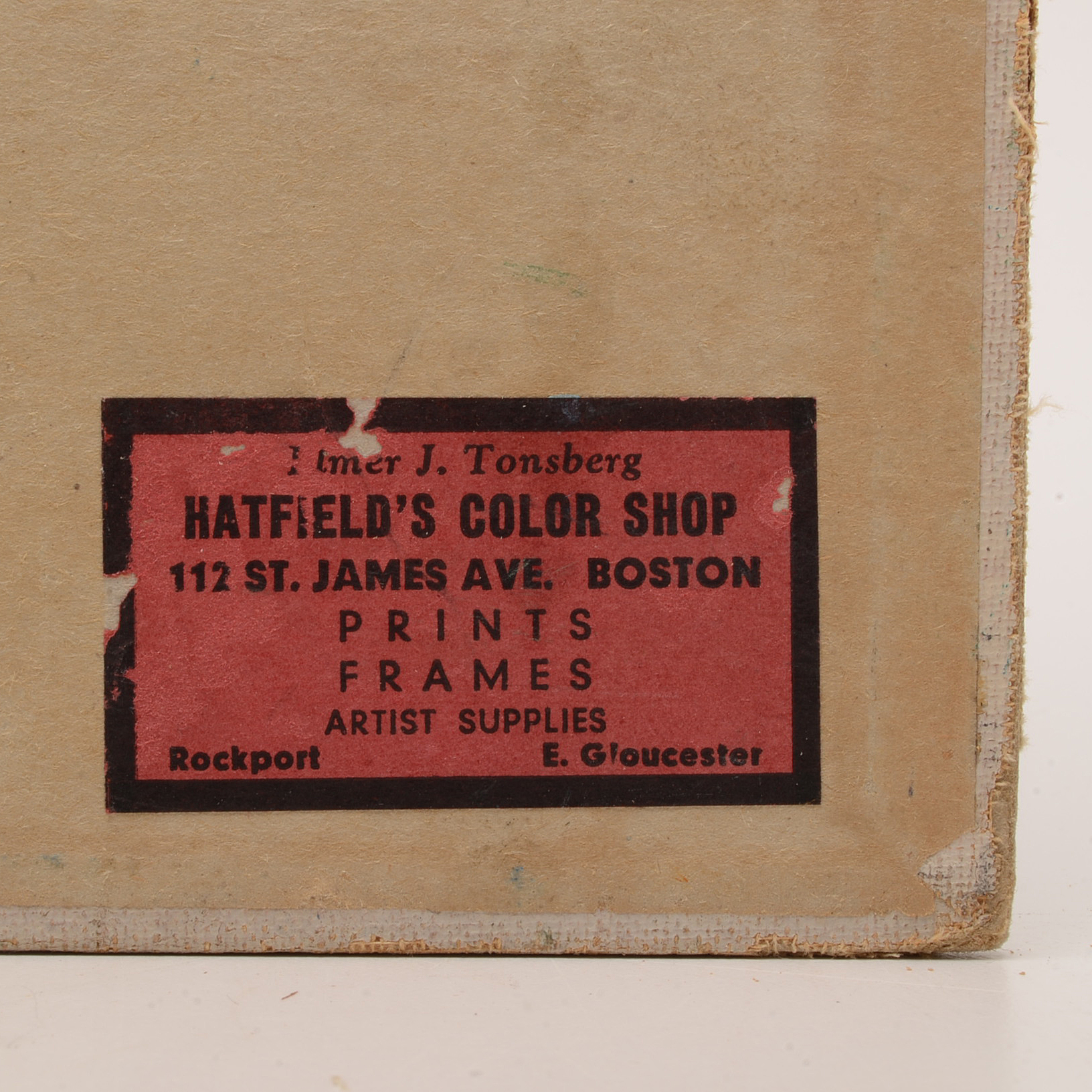 Michael Kelly Original 1939 Oil Coastal Scene on Canvas Board