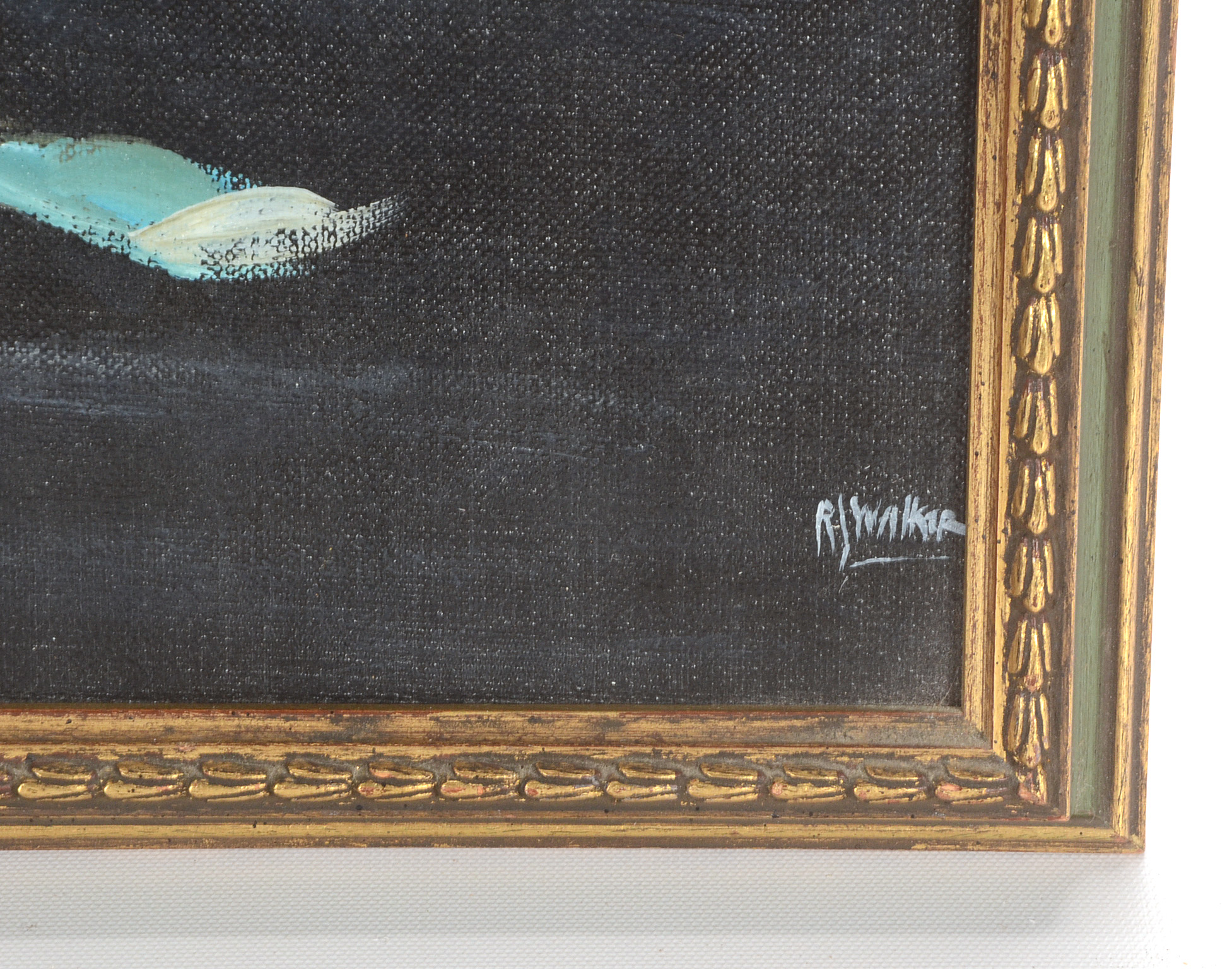 R. L. Walker Original Acrylic Floral Still Life on Canvas Board