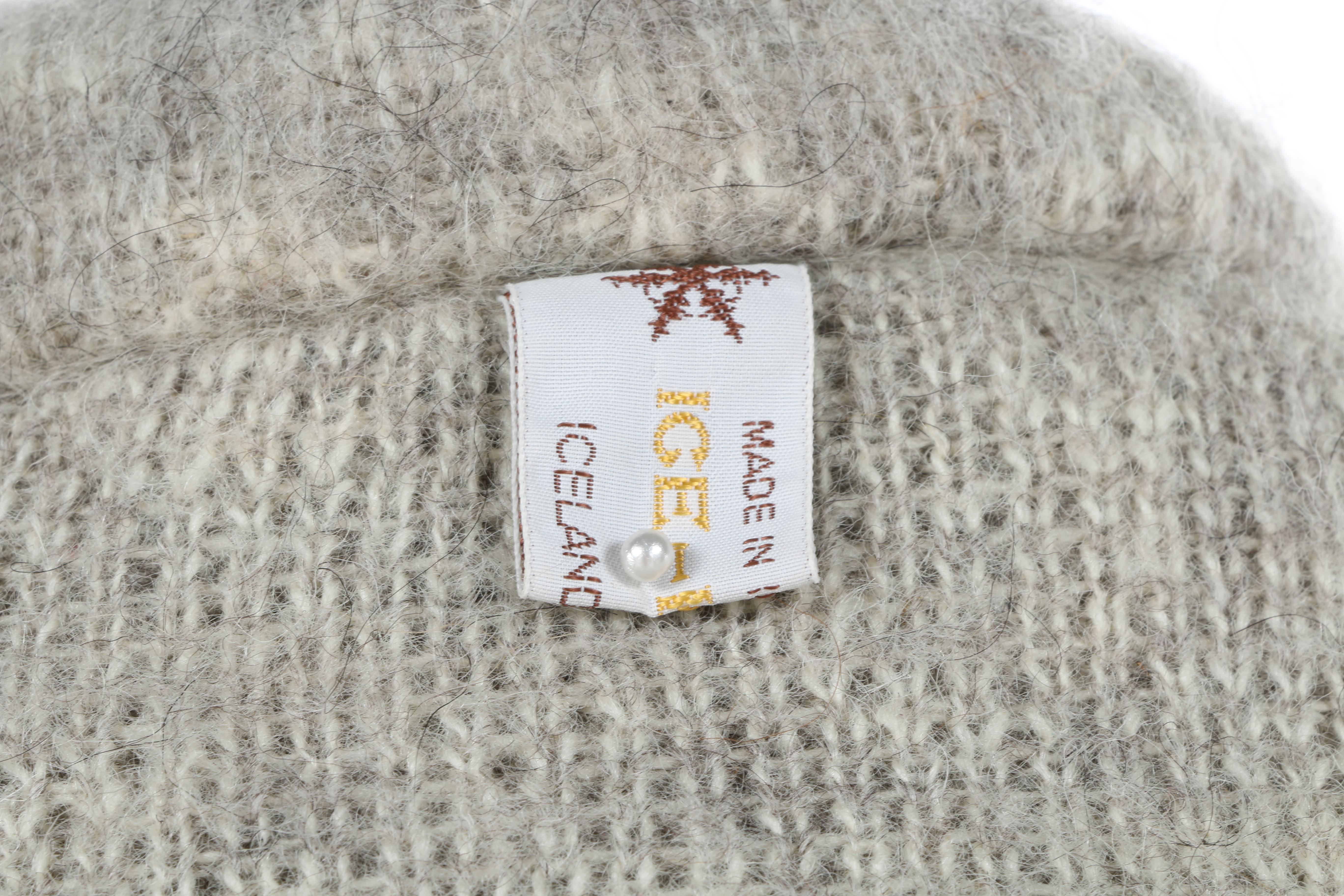 Icelandic Knit Wool Poncho