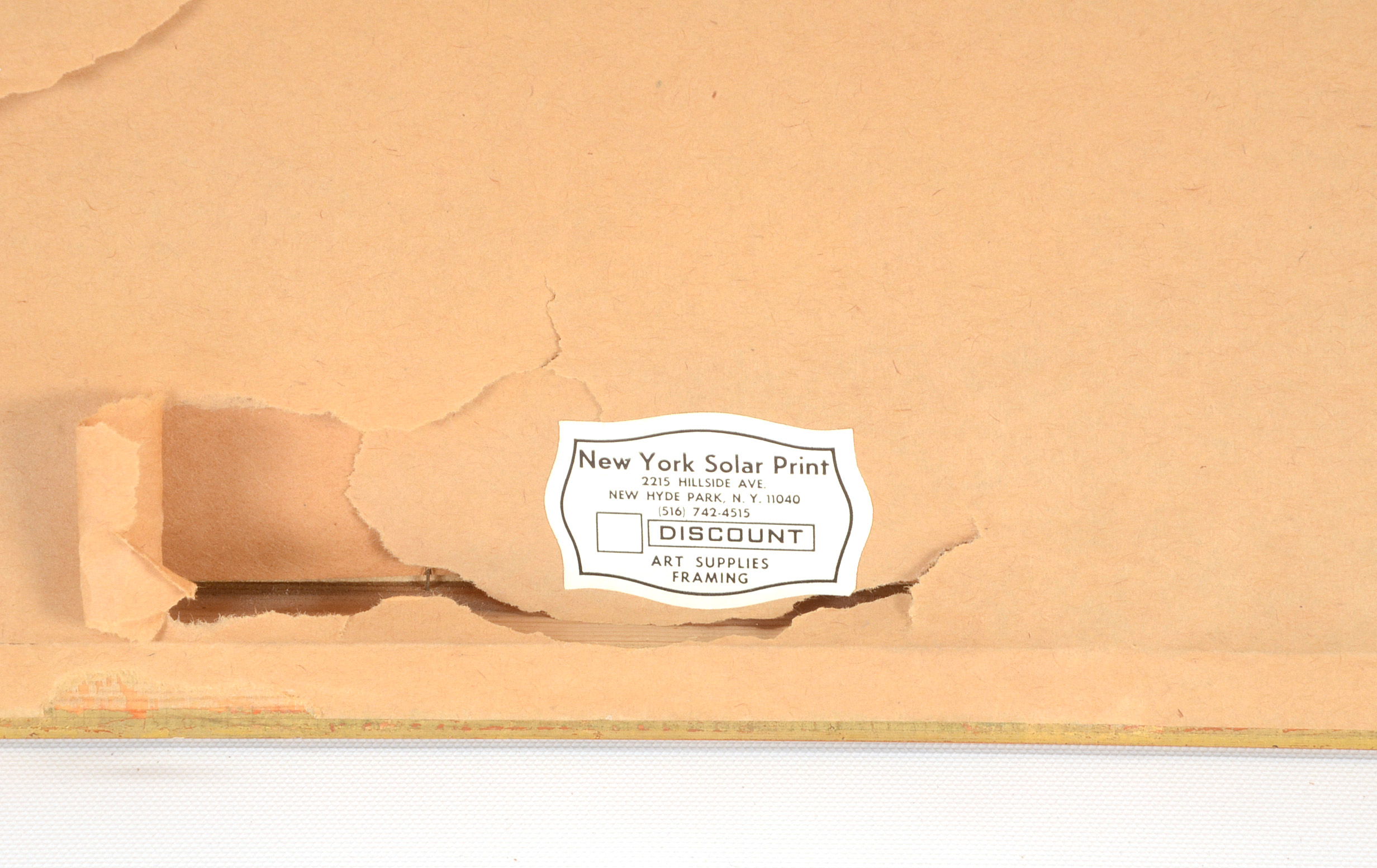 E. Goldbaum Original 1971 Hand-Dipped Floral Batik Tapestry