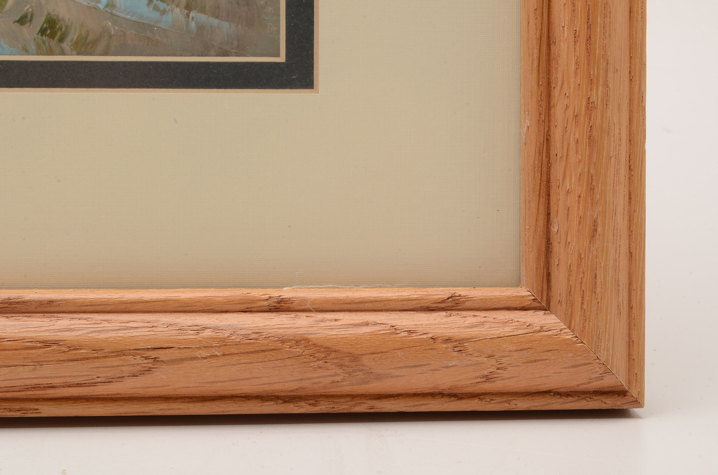 Burnett Original Parisian Street Scene Oil on Canvas Board