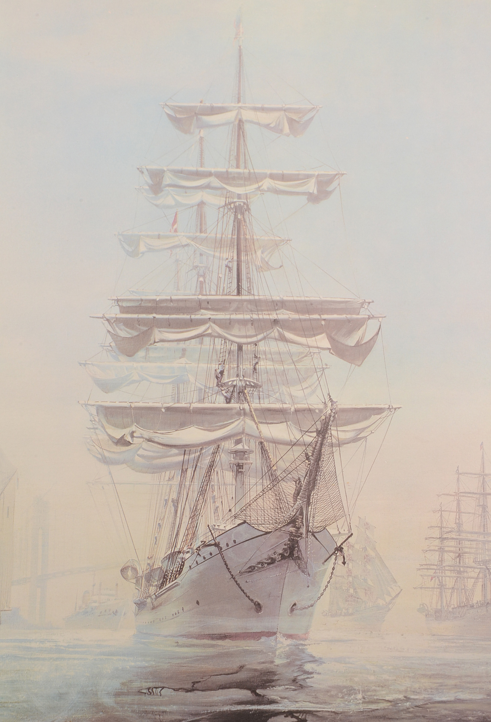 Kipp Soldwedel Offset Lithograph "Newport 1976"