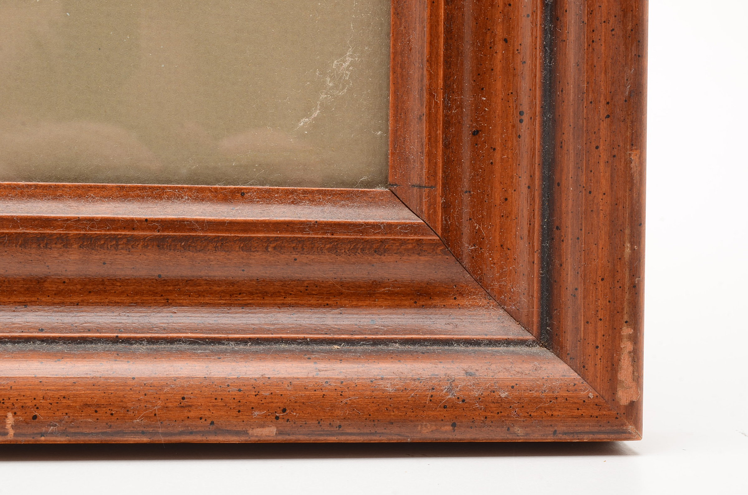 Wax Crayon and Conté Drawing of Young Girl