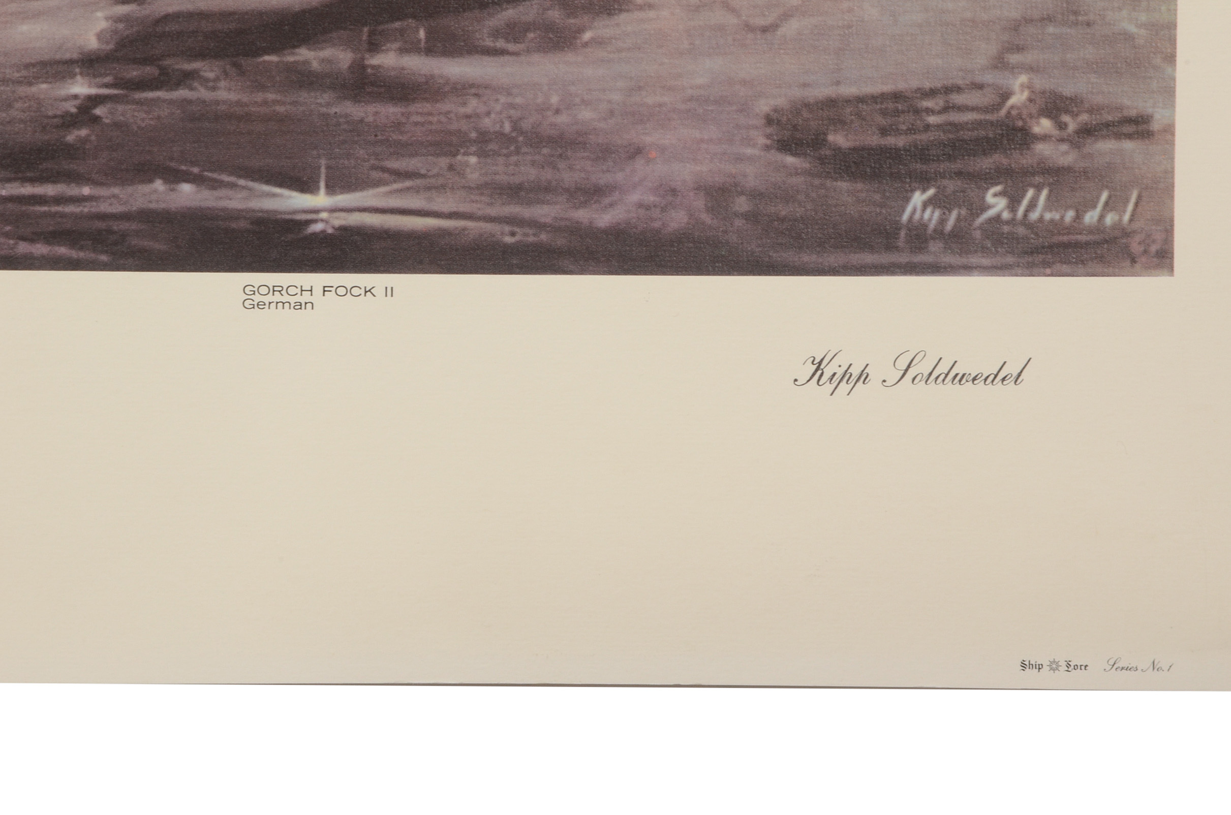 Kipp Soldwedel Offset Lithograph "Newport 1976"