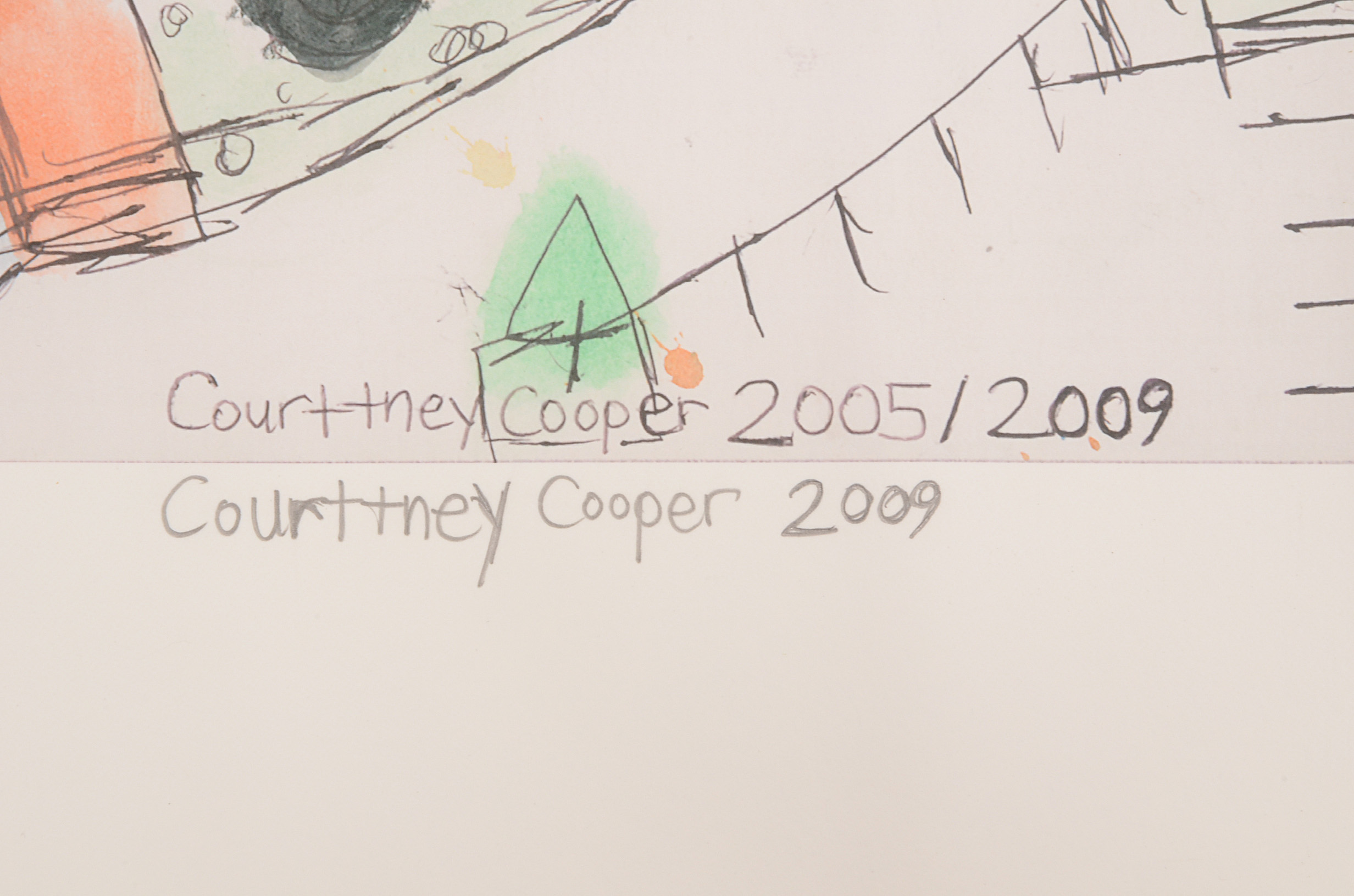 Courttney Cooper Signed Limited Edition Giclée "Superfriends Hall of Justice/Union Terminal"