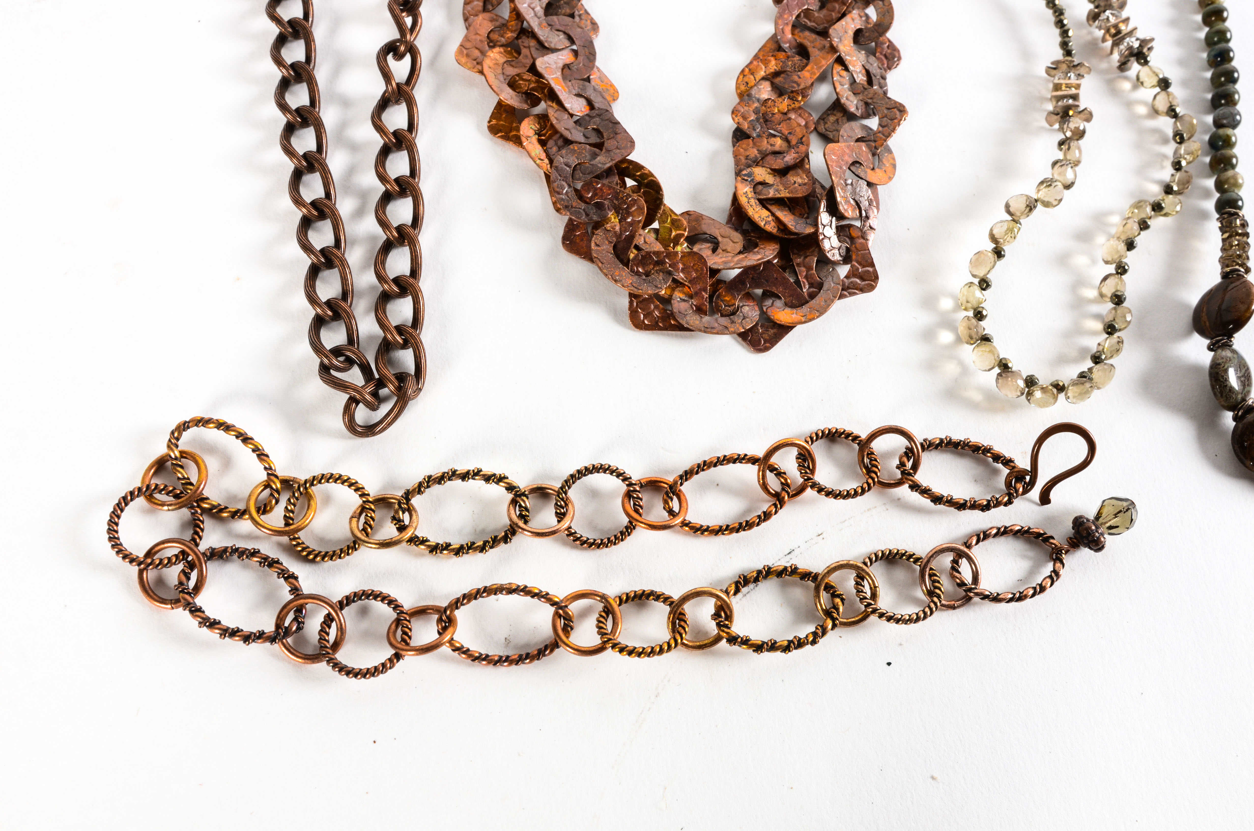 Variety of Beaded and Metal Costume Jewelry