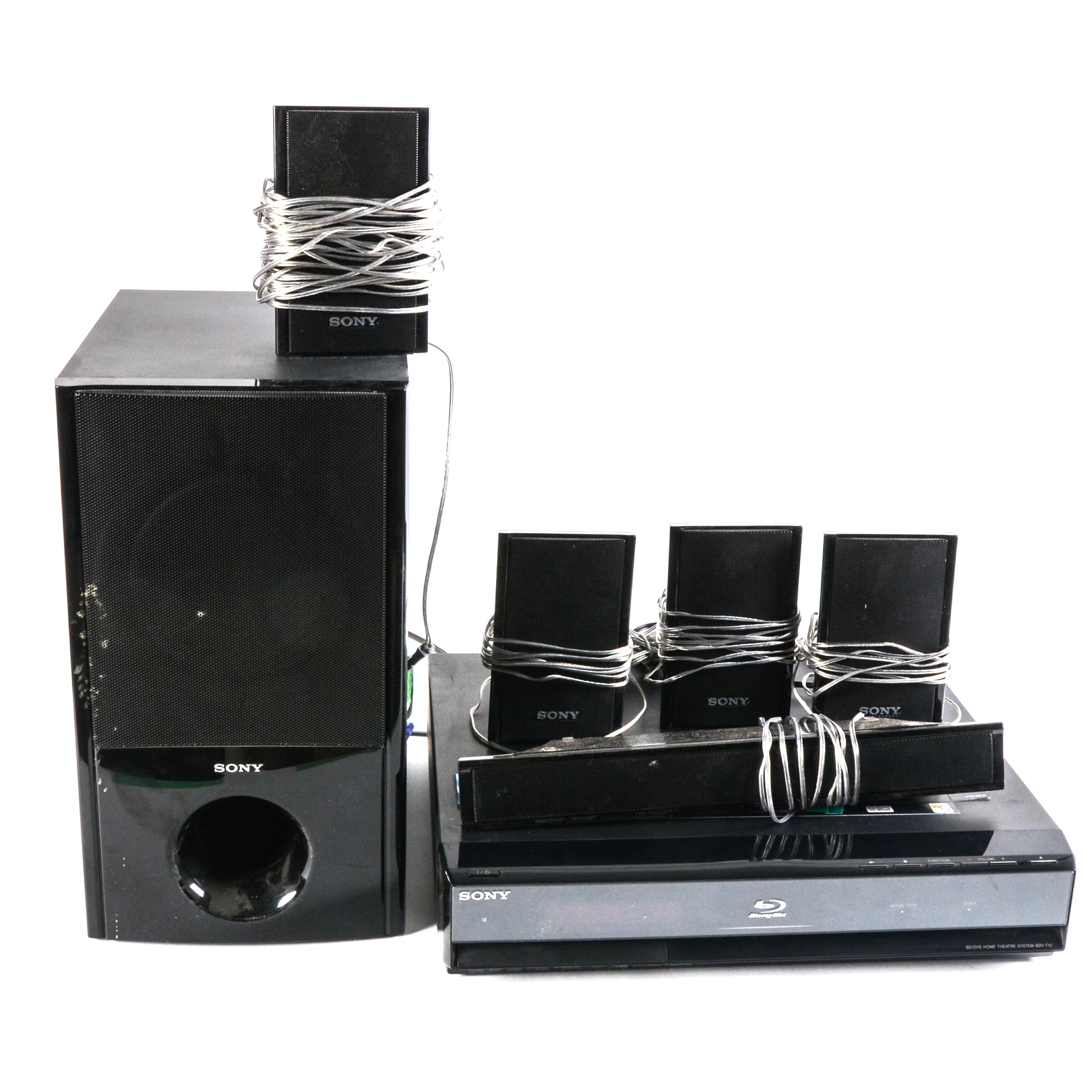 Sony Blu-ray Player and Surround Speakers