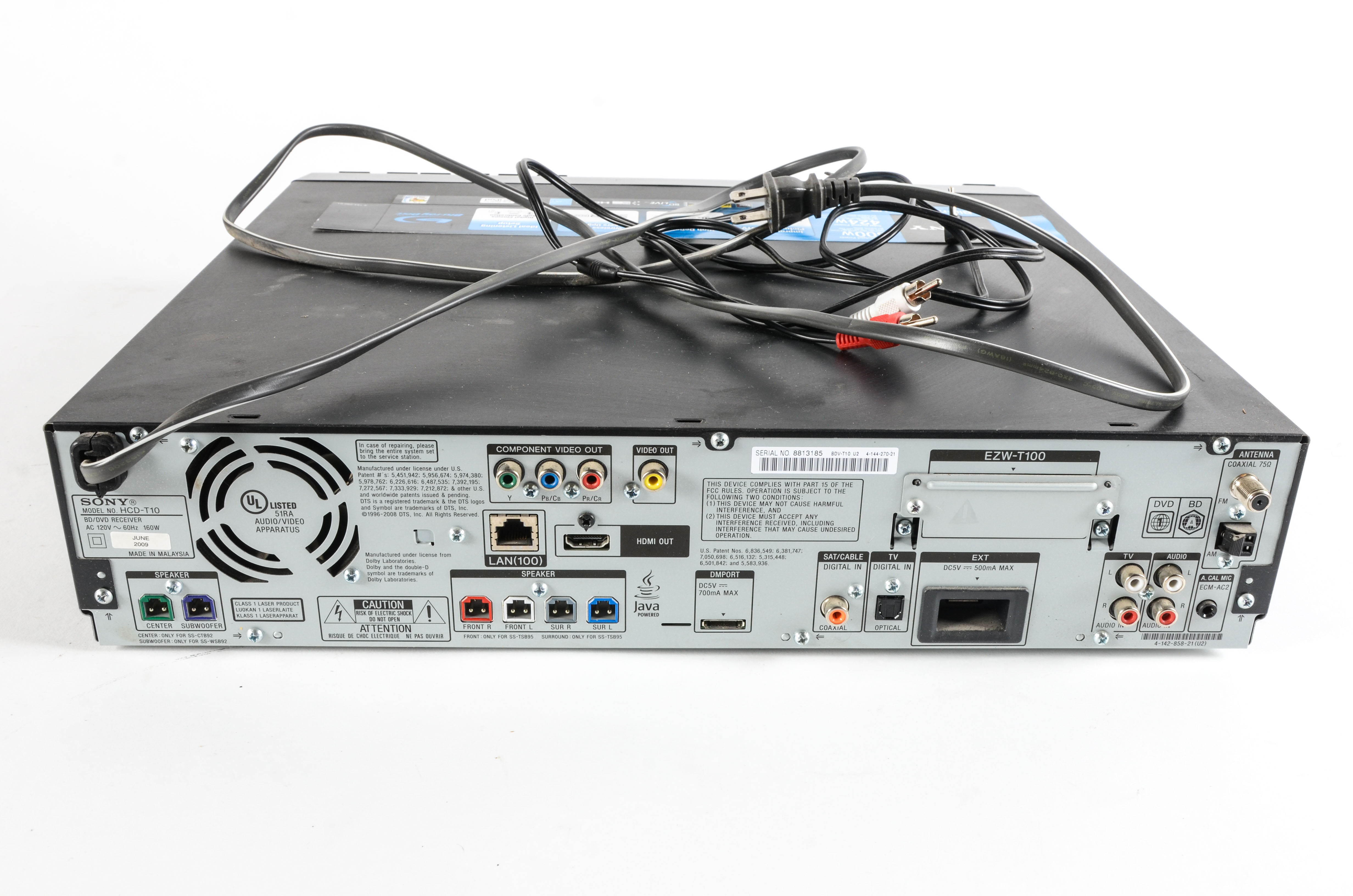 Sony Blu-ray Player and Surround Speakers