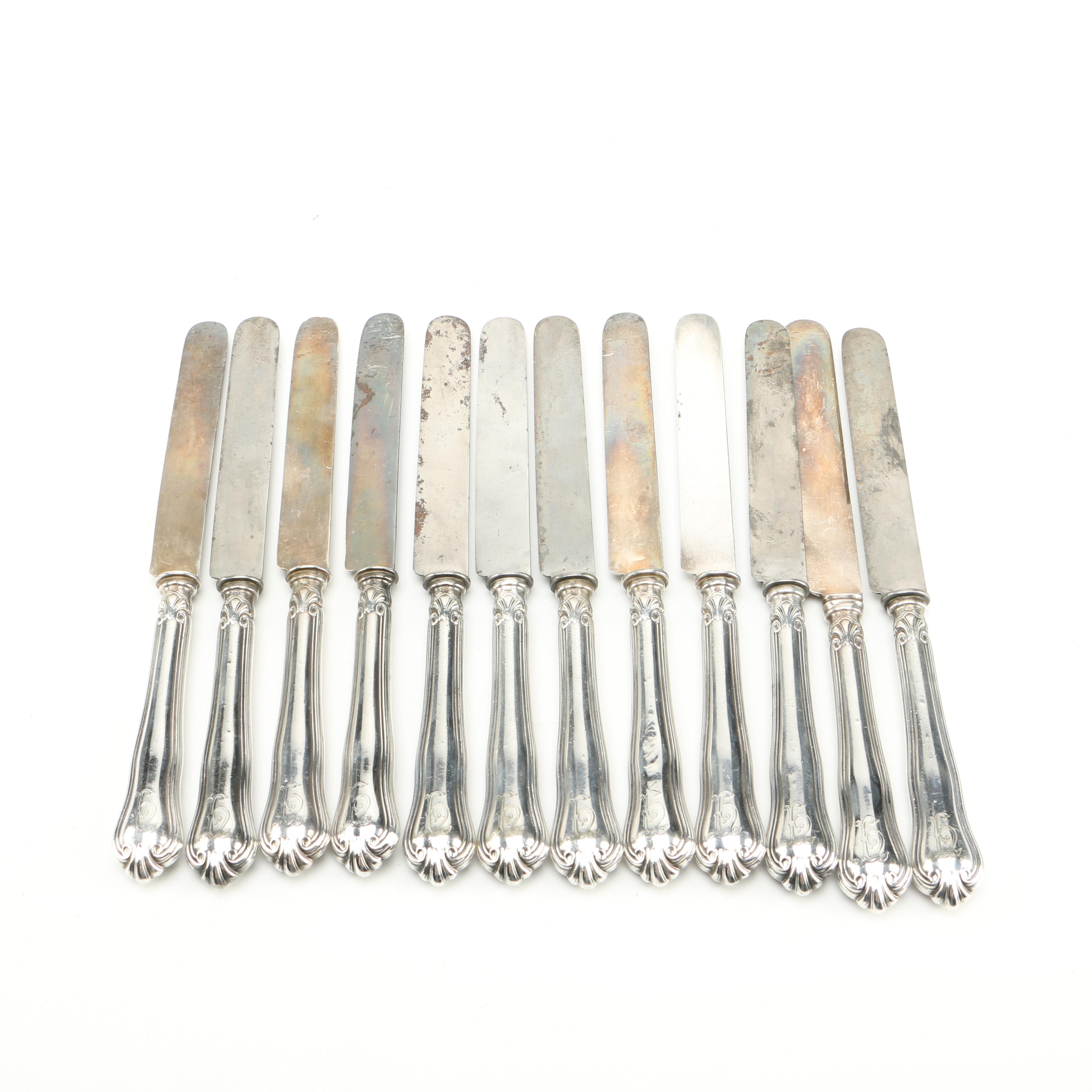 Christofle "Port Royal" Silverplate Dinner Knives