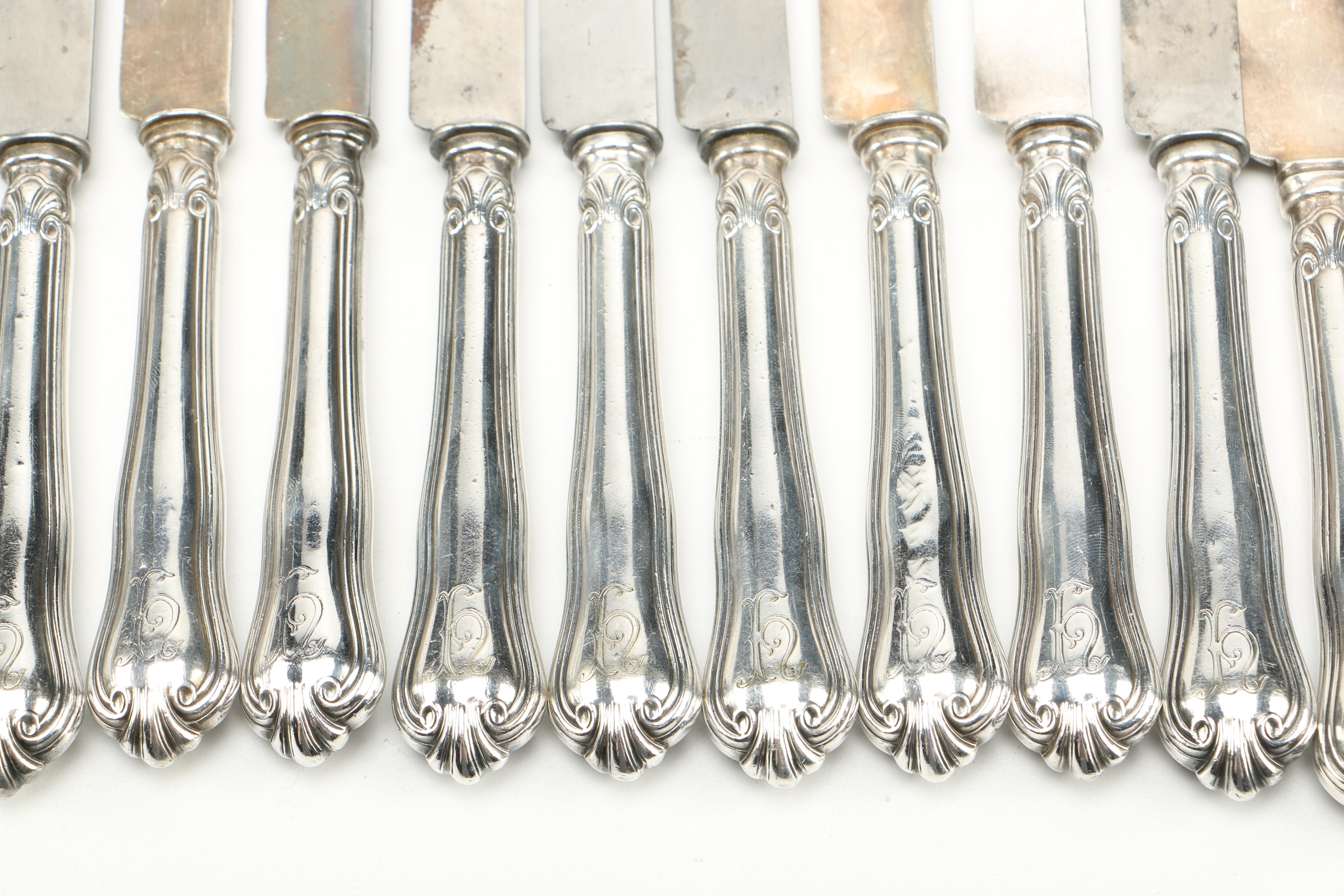 Christofle "Port Royal" Silverplate Dinner Knives