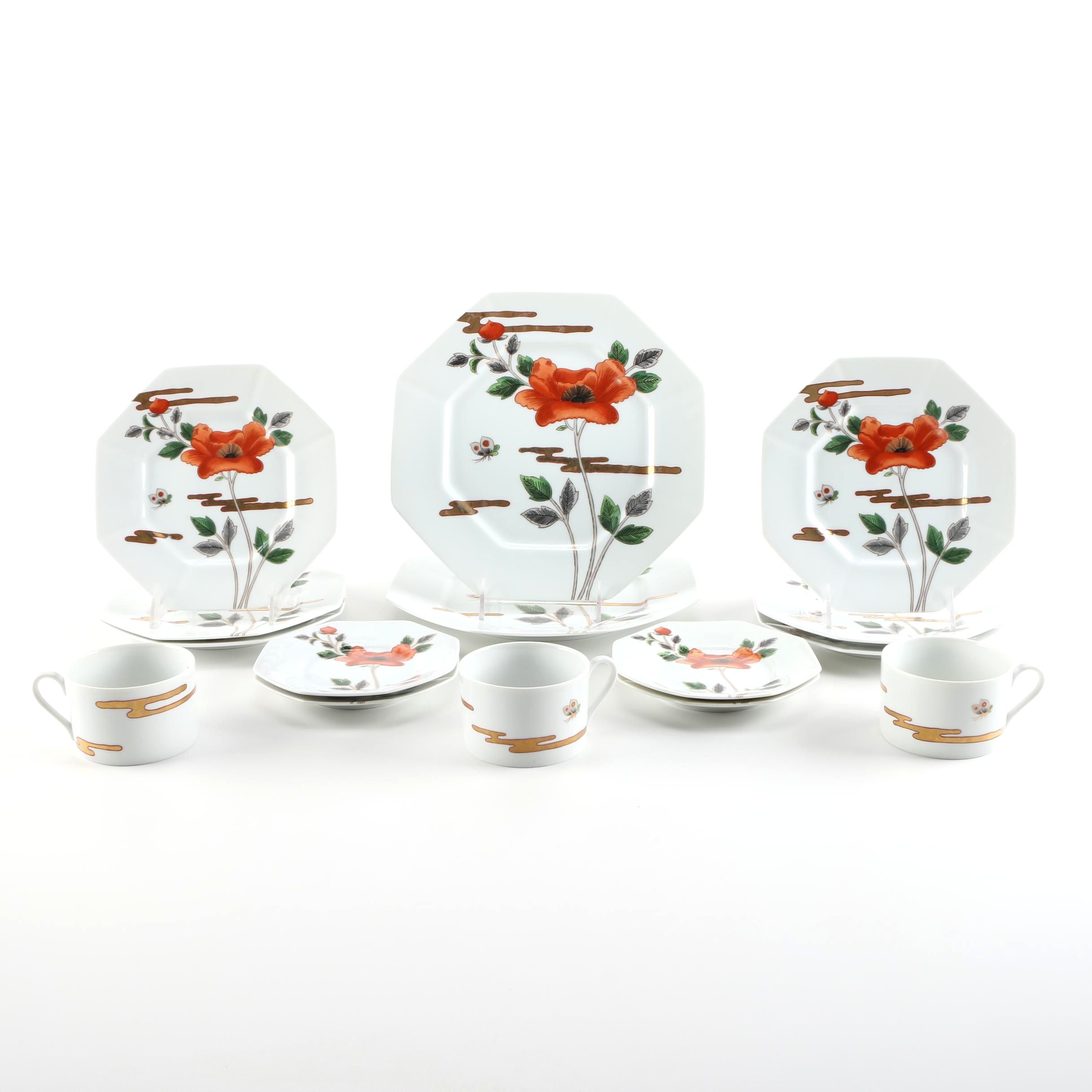 Fitz And Floyd "Fleur et Nuages" China