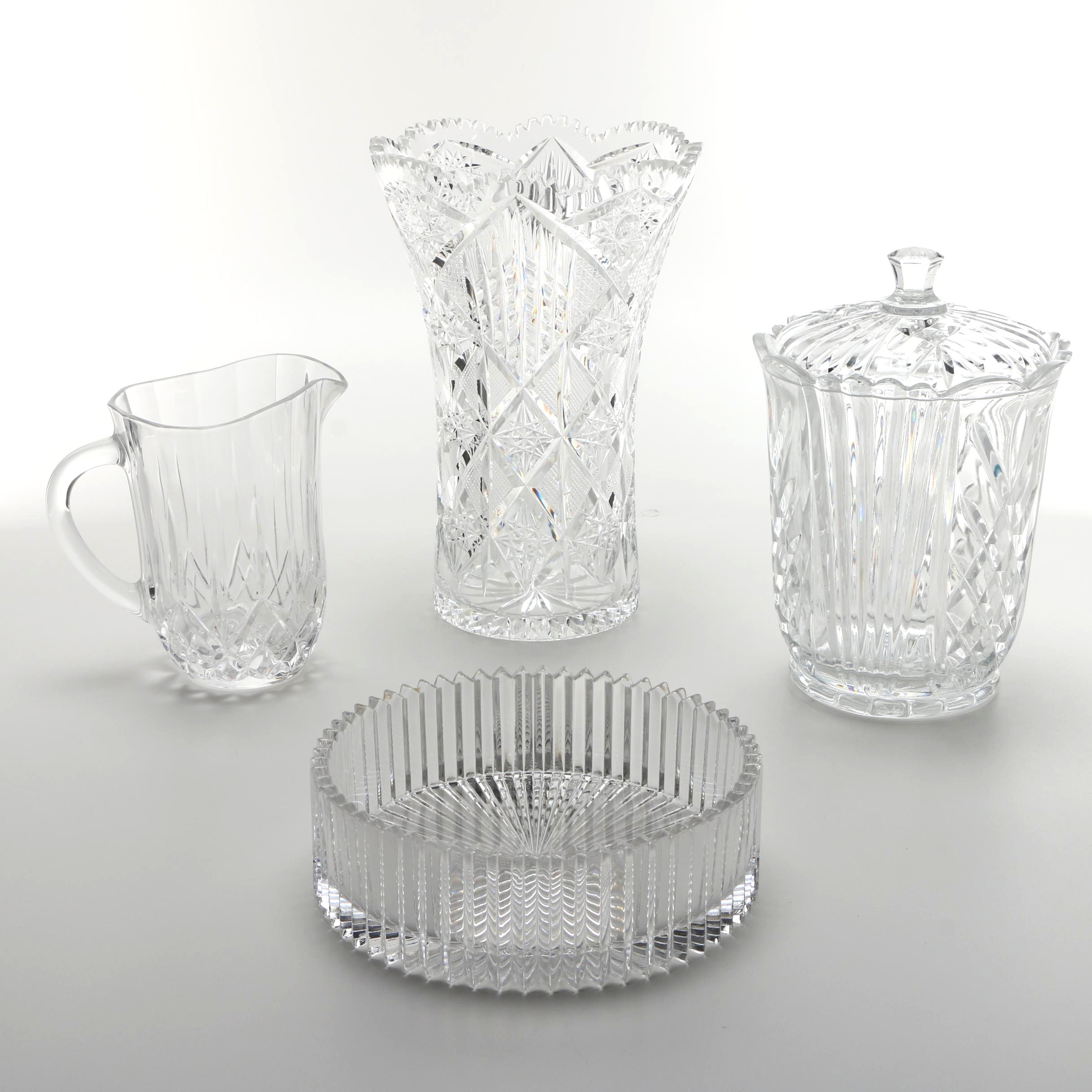 Crystal Decor Including Vase
