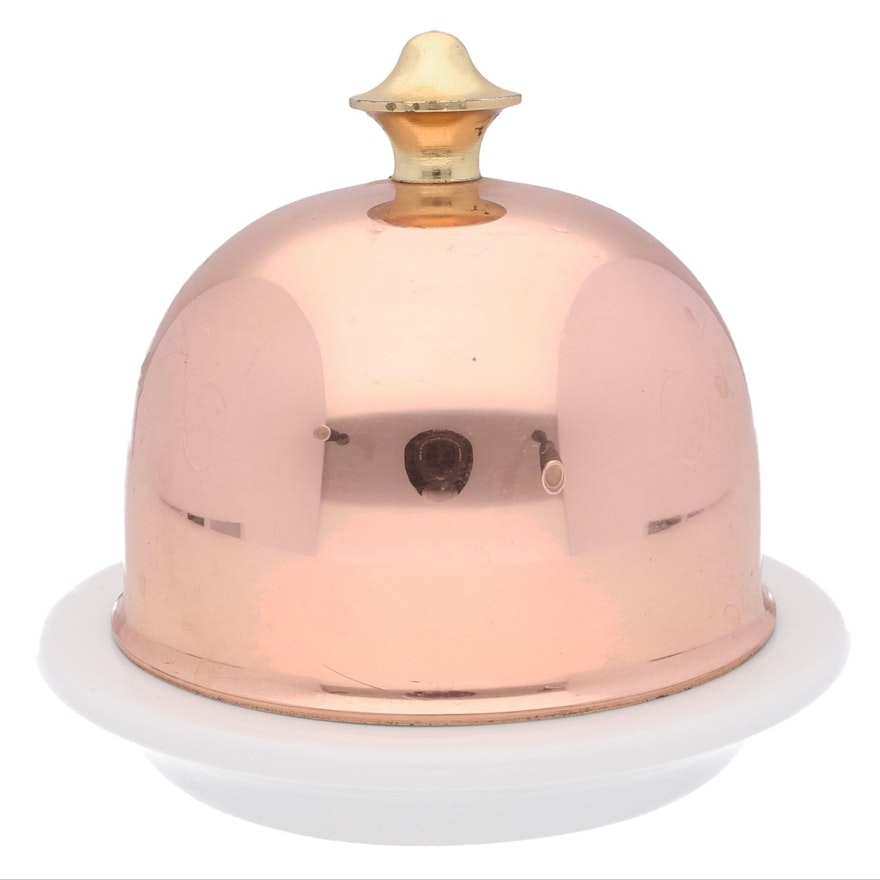 French Butter Pat Dish With Lid