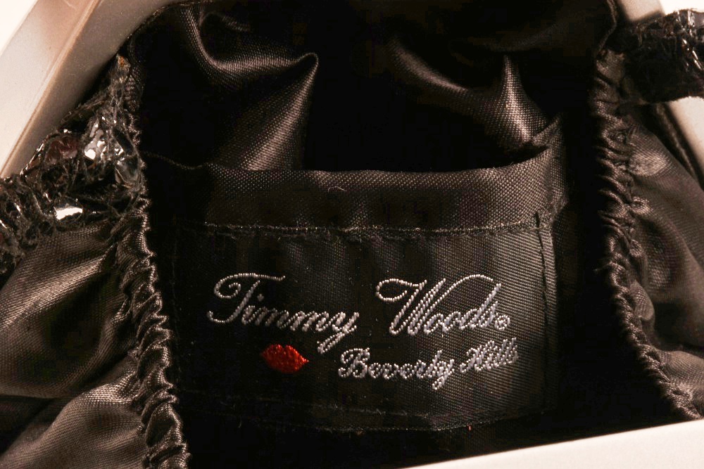 Timmy Woods of Beverly Hills Rhinestone Butterfly Purse
